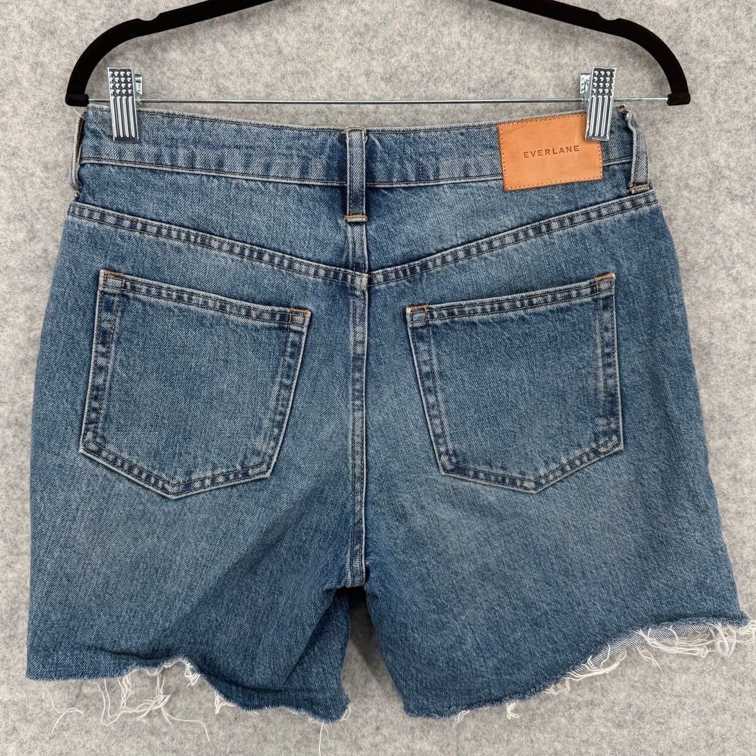 Everlane Everlane The Denim Short, 5" Cut Off, Medium Blue Size 26" / US 2 / IT 38 - 2 Thumbnail