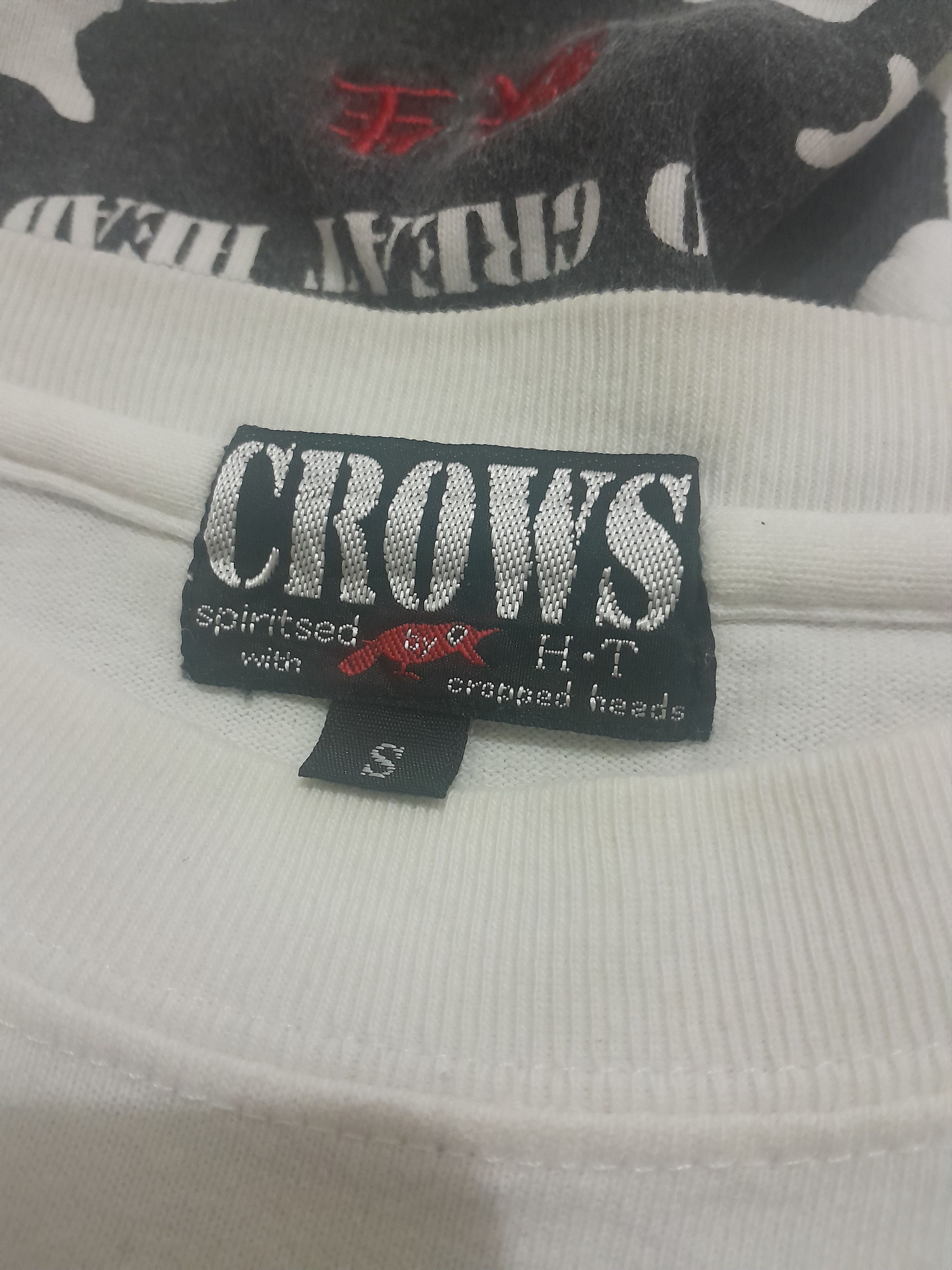 Vintage TFOA the front of armanent crows zero cropped head tee Size US S / EU 44-46 / 1 - 4 Thumbnail