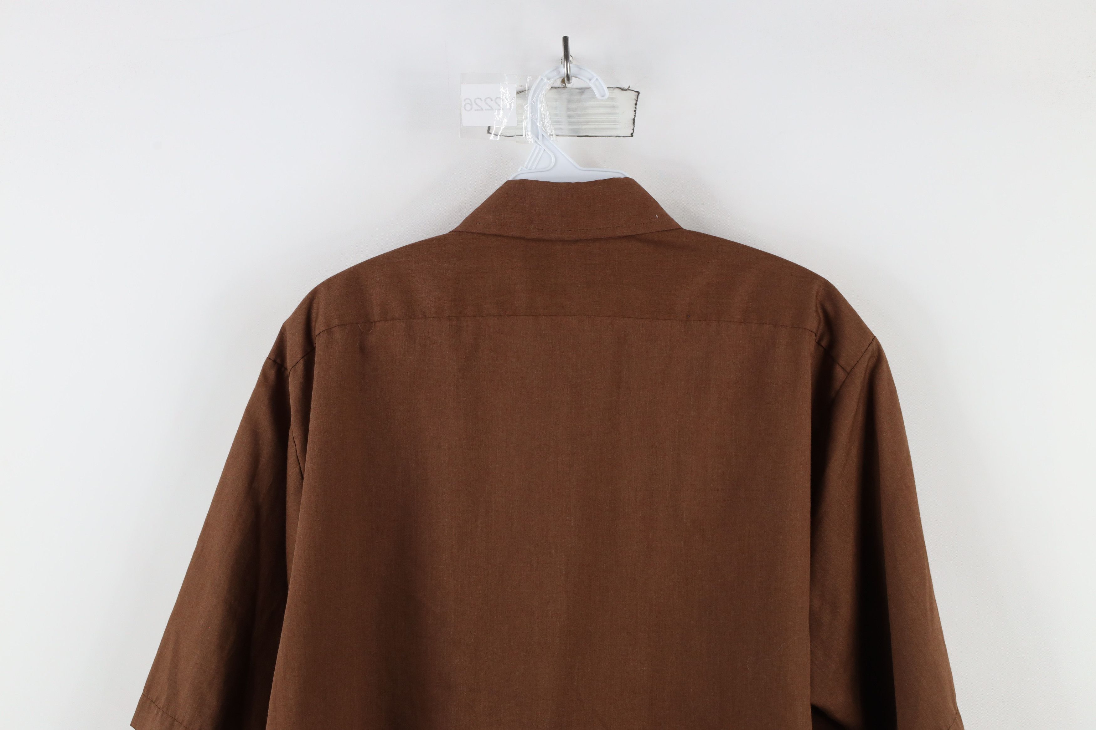 Vintage Vintage 70s Streetwear Short Sleeve Collared Button Shirt Size US XL / EU 56 / 4 - 9 Thumbnail