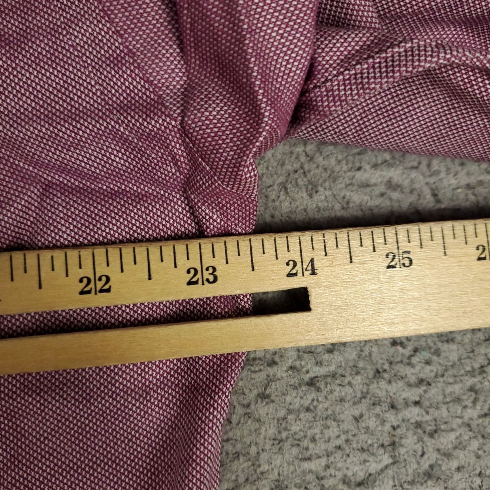 Brooks Brothers Brooks Brothers Shirt Mens 15.5 Purple Dress Button Up Long Sleeve Plaid Casual Formal Regular Classic Mens Size 42R - 5 Thumbnail