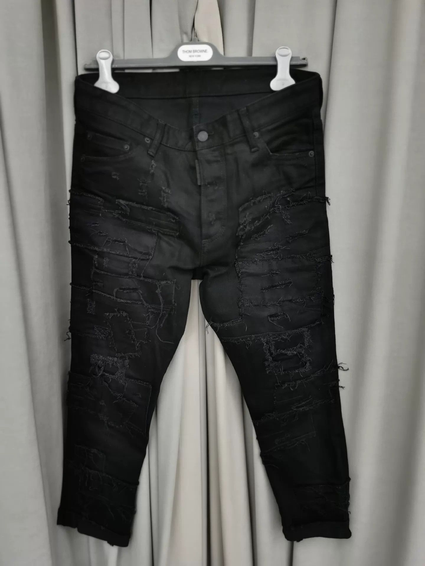 Dsquared2 Dsquared2 Show Black Cropped Trousers 48 Worn Once Size US 32 / EU 48 - 1 Thumbnail