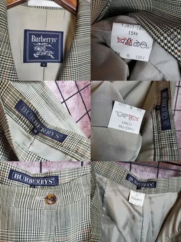 Burberry Burberry Green Check Wool Cardigan for Women. Size M / US 6-8 / IT 42-44 - 7 Thumbnail