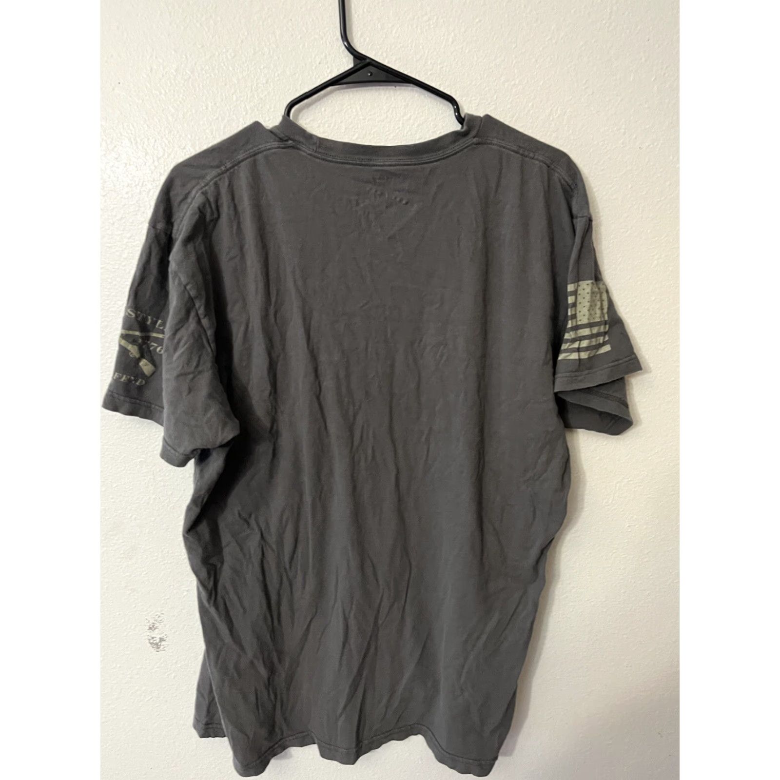 Vintage Grunt Style Shirt Men XL Gray Short Sleeve Military Jig Jerk Crank It Fishing Size US XL / EU 56 / 4 - 2 Thumbnail