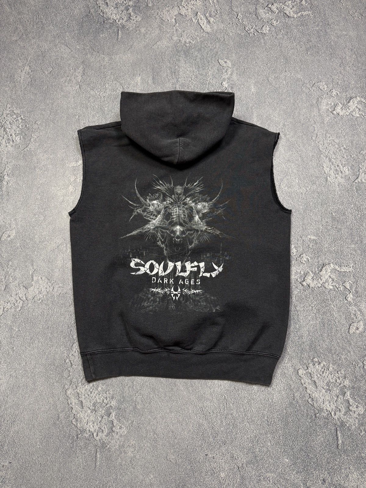 Band Tees VINTAGE Y2K SOUFLY DARK AGES ROCK BAND BLACK VEST MUSIC Size US M / EU 48-50 / 2 - 1 Thumbnail