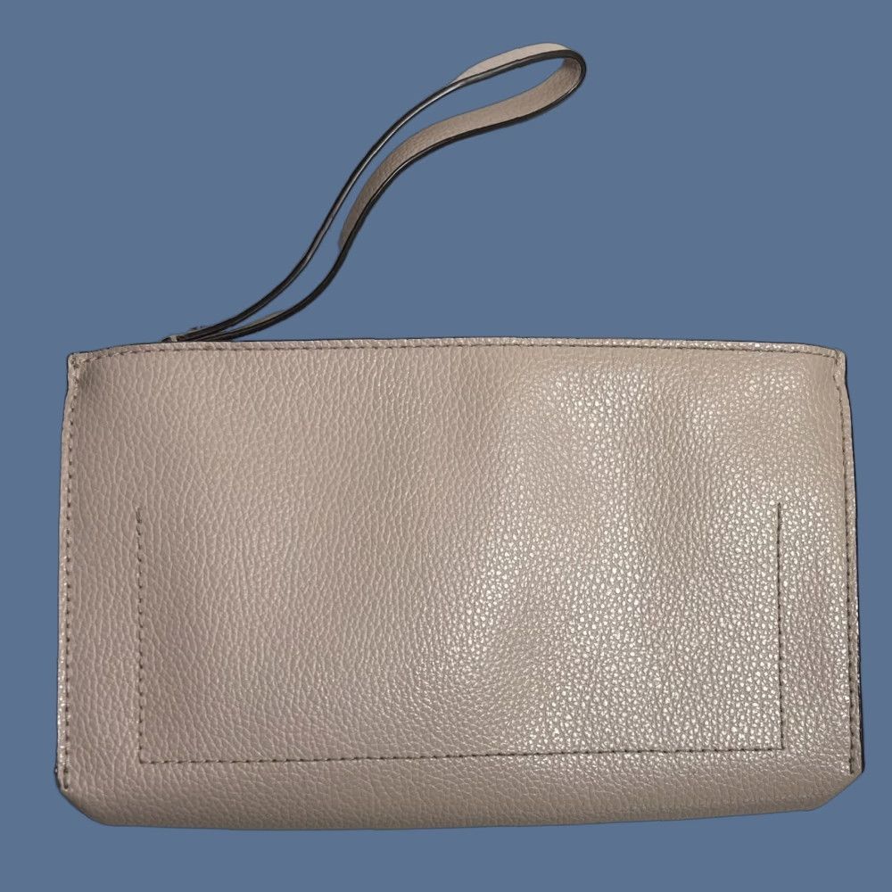 Vintage KATE SPADE Eva Embroidered Warm Beige Leather Wallet Clutch Wristlet Ladies Wallet/Clutch/Wristlet Size ONE SIZE - 1 Thumbnail