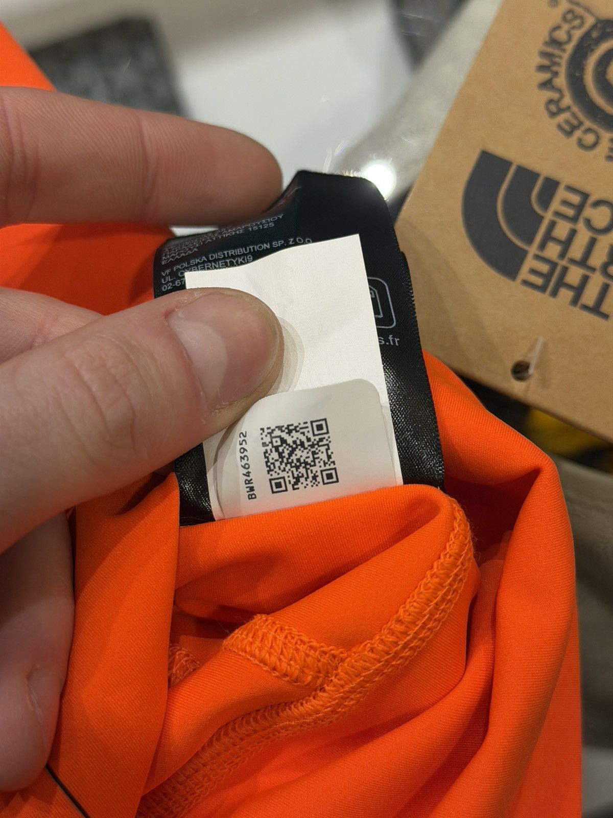 Online Ceramics × The North Face The North Face x Online Ceramics Biker Shorts - Orange Size 22" - 7 Thumbnail