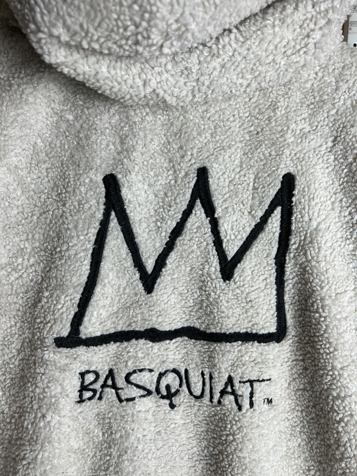 Designer × Jean-Michel Basquiat × Vintage Jean Michel Basqiuat Fleece Hooded Size US M / EU 48-50 / 2 - 7 Thumbnail