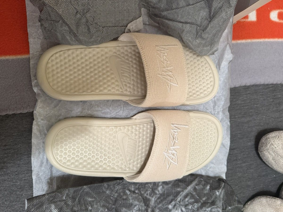 Nike × Stussy beige stussy x nike sandals Size US 6 / IT 36 - 4 Thumbnail