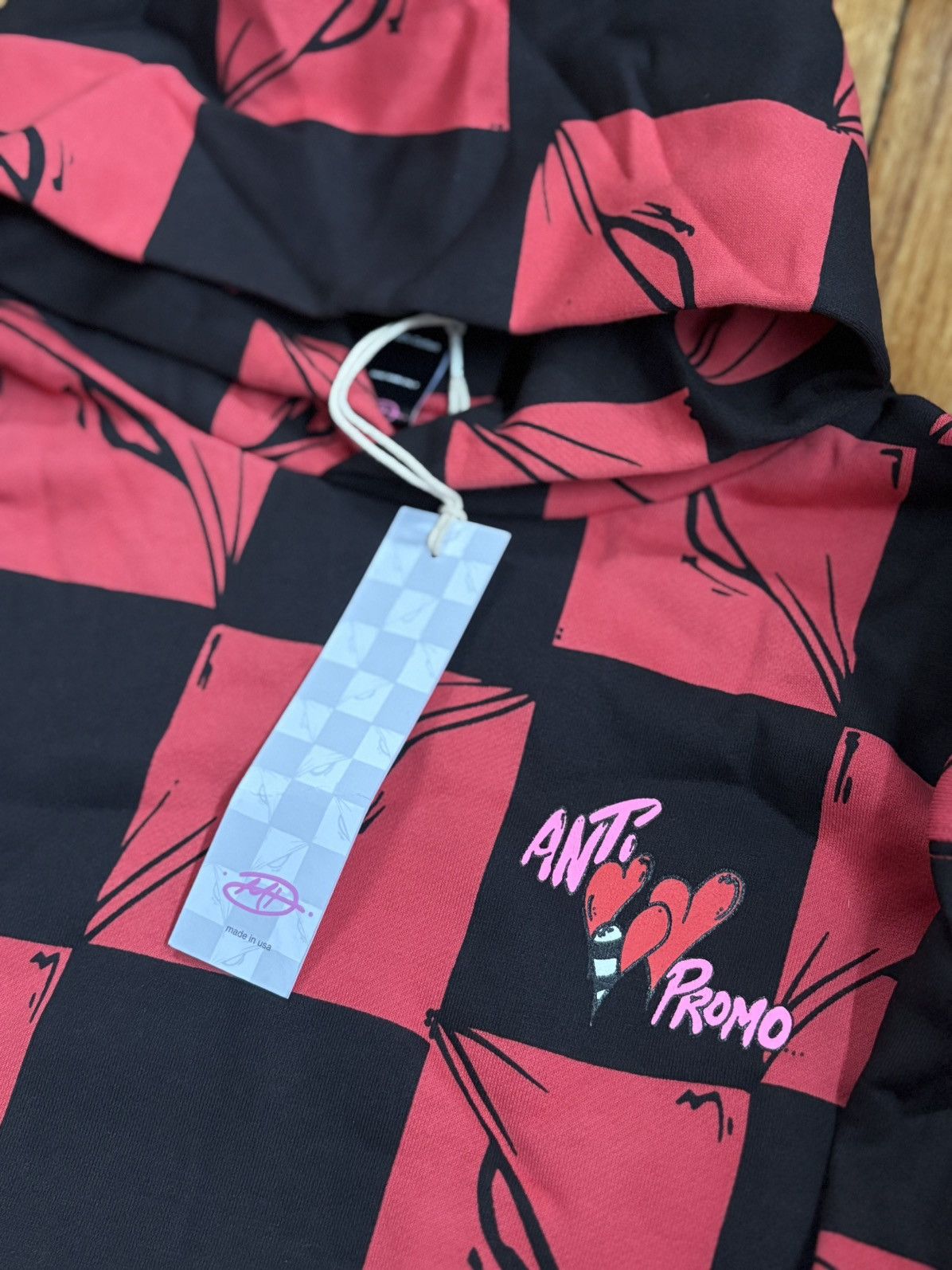 Matty Boy Matty Boy Anti-Promo Hoodie Red Size US XL / EU 56 / 4 - 2 Thumbnail