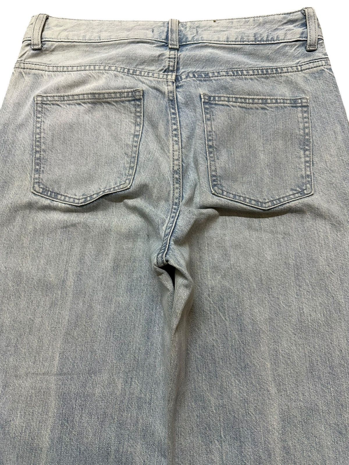 Uniqlo Vintage Japanese Uniqlo Faded Wash Style Wide Leg Baggy Jean Size US 30 / EU 46 - 5 Thumbnail