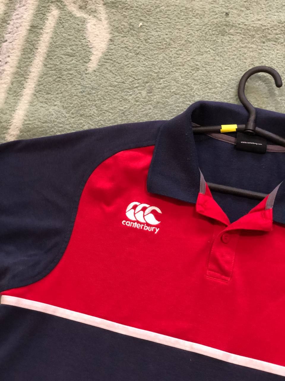 Canterbury of New Zealand Vintage T-shirt blue logo O2 Canterbury polo crazy Y2K Size US L / EU 52-54 / 3 - 5 Thumbnail