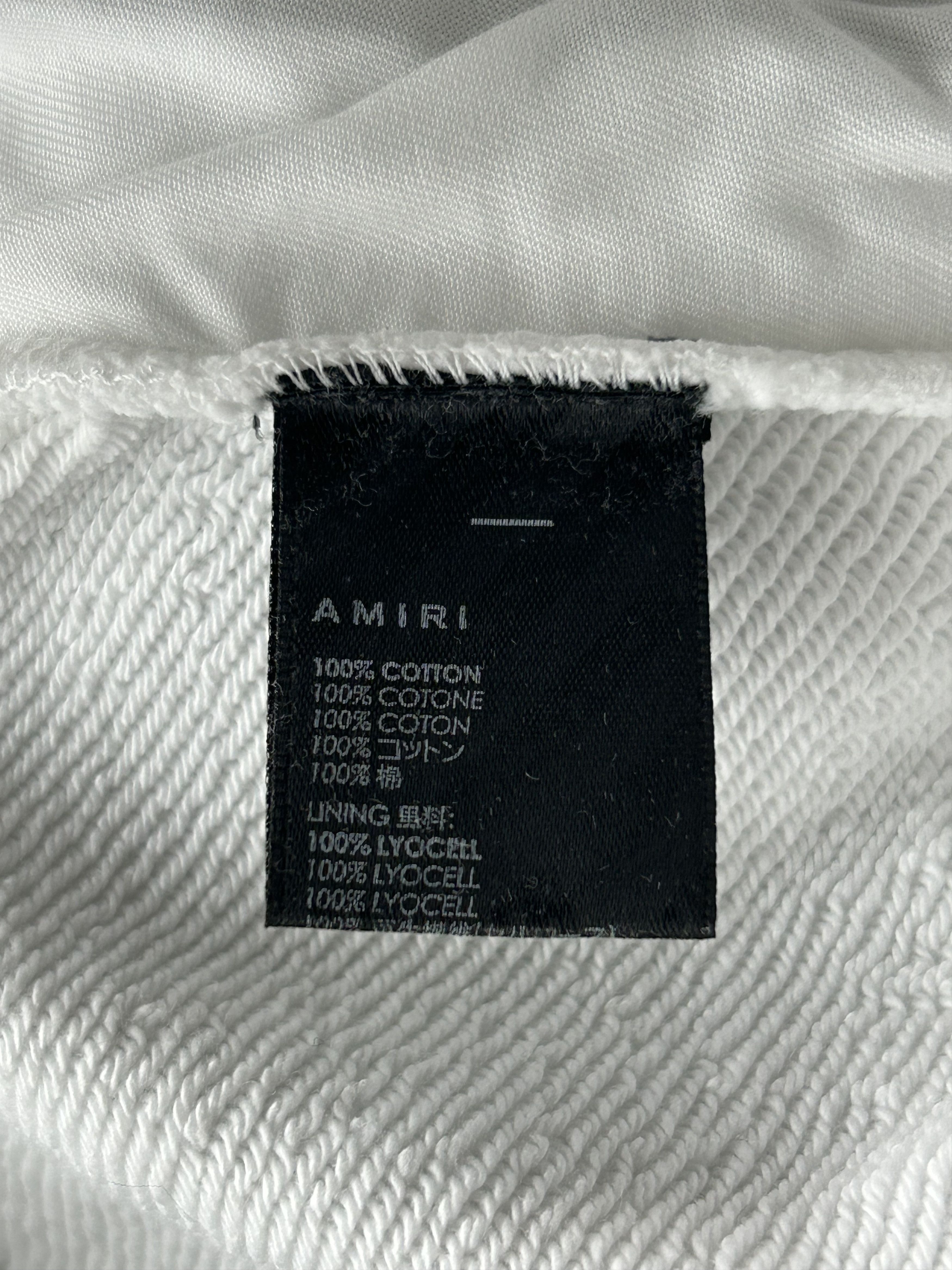 Amiri Amiri White & Red MA Logo Sweatpants Size US 30 / EU 46 - 4 Thumbnail