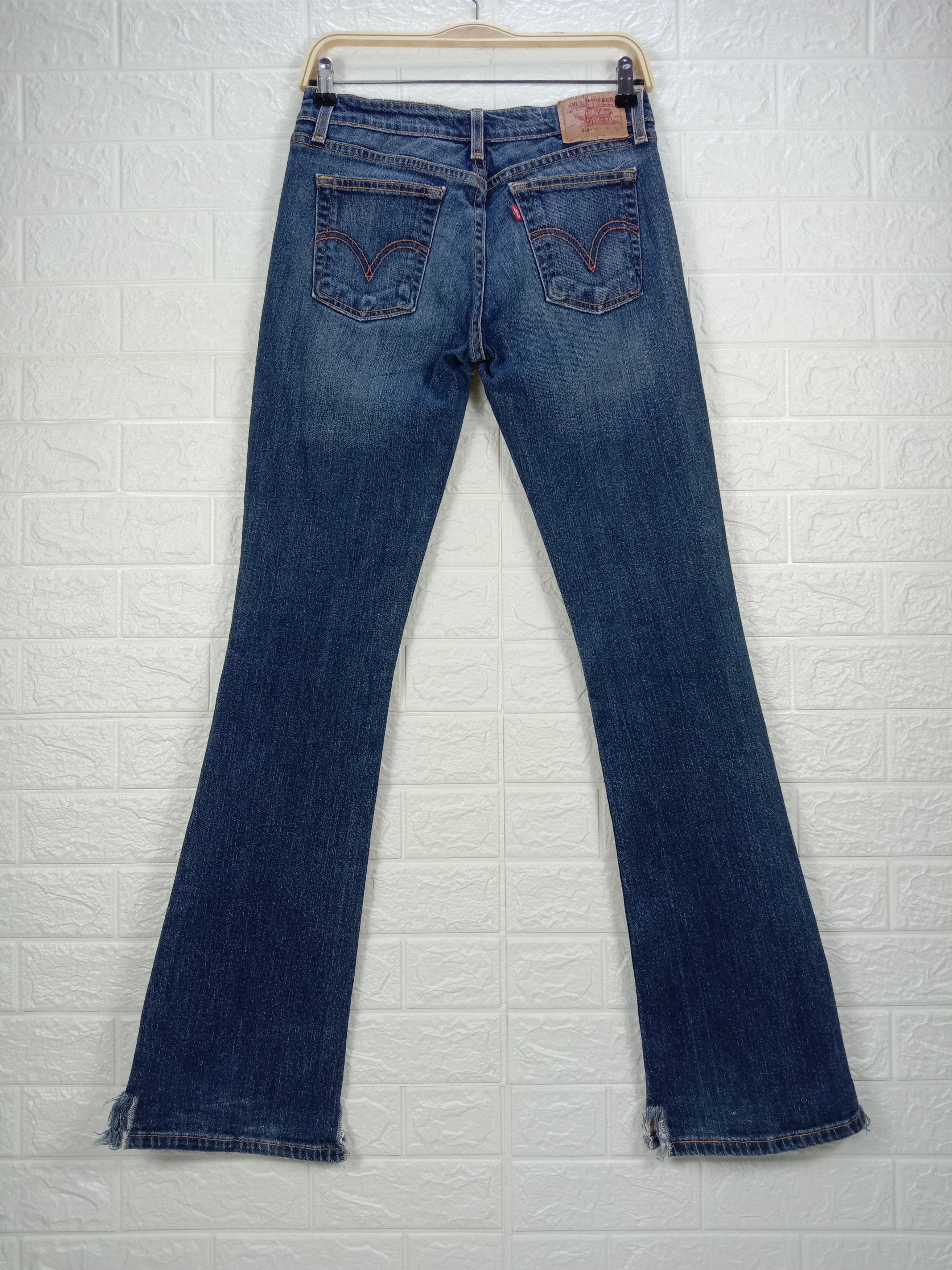 Levi's Vintage Levi's 518 Flare Jeans Earth Tone Distressed Denim Size 28" / US 6 / IT 42 - 5 Thumbnail