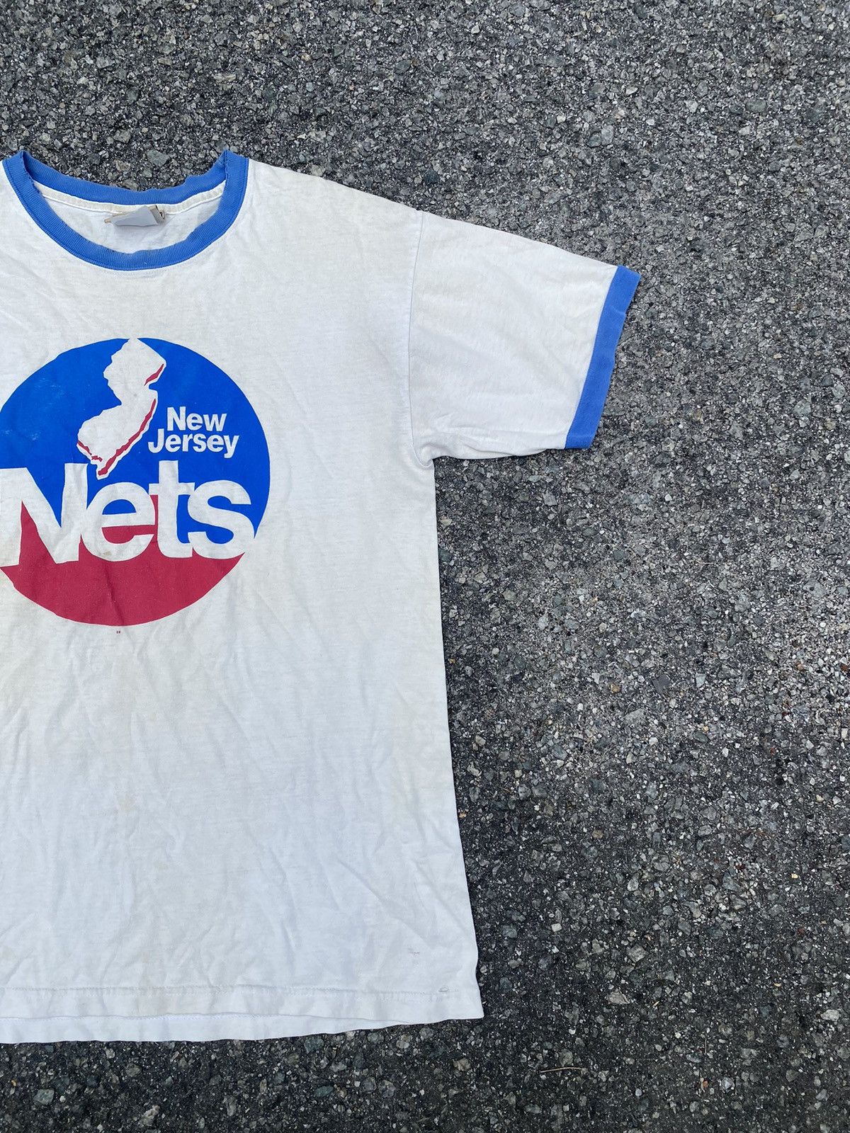 NBA × Vintage Vintage NBA Nets Ringer tee Size US L / EU 52-54 / 3 - 2 Thumbnail