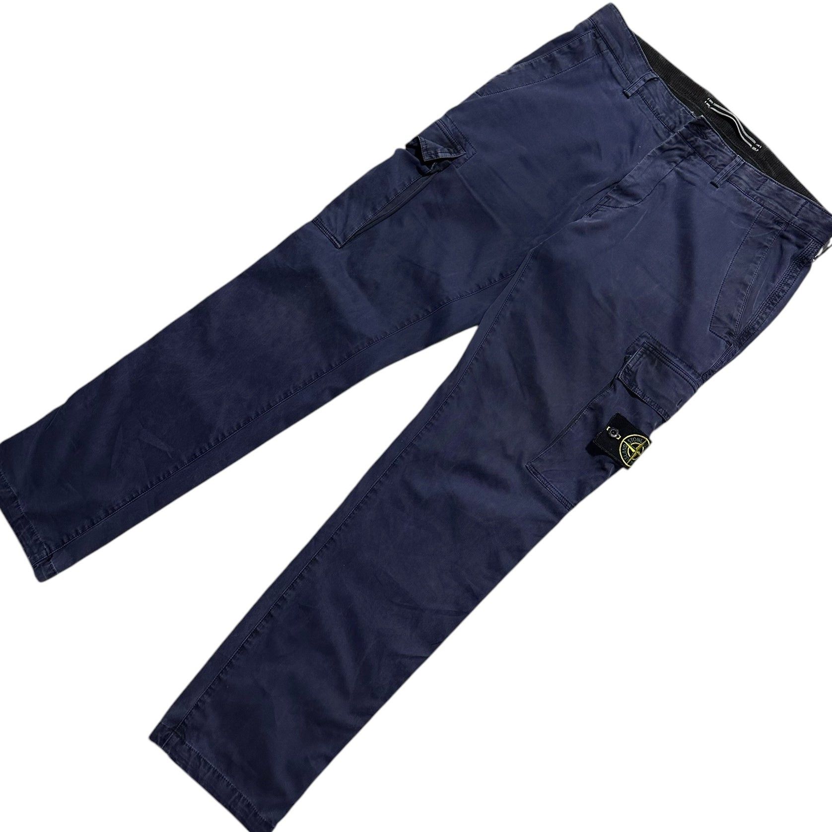 Stone Island Stone Island Slim Fit Canvas Cargo Trousers Size US 34 / EU 50 - 2 Thumbnail