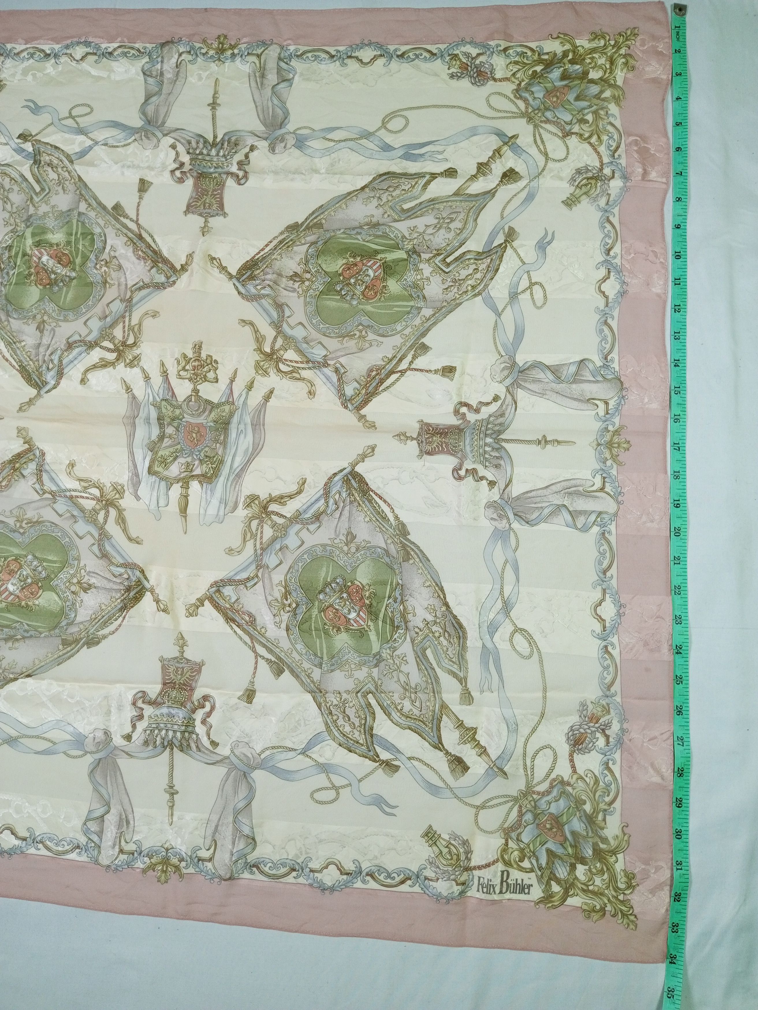 Japanese Brand FB Silk Scarf Handkerchief Neckerchief Size ONE SIZE - 11 Thumbnail