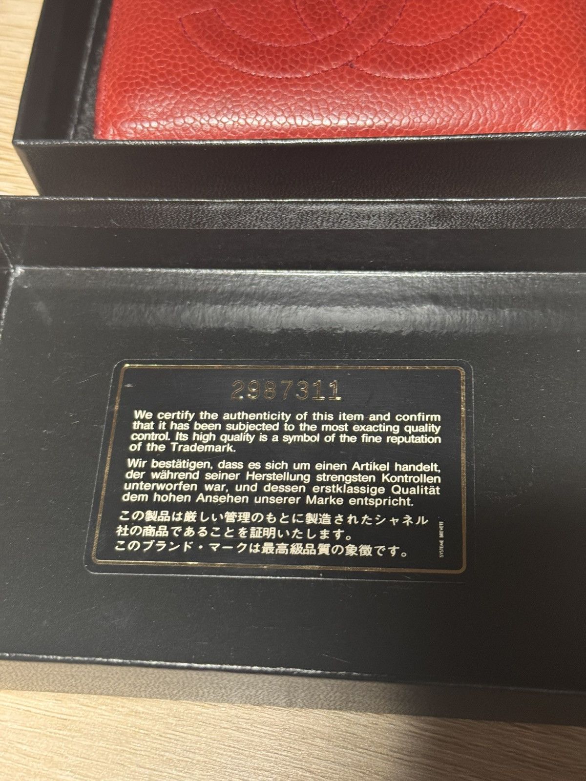 Chanel Chanel Red Wallet. Size ONE SIZE - 5 Thumbnail