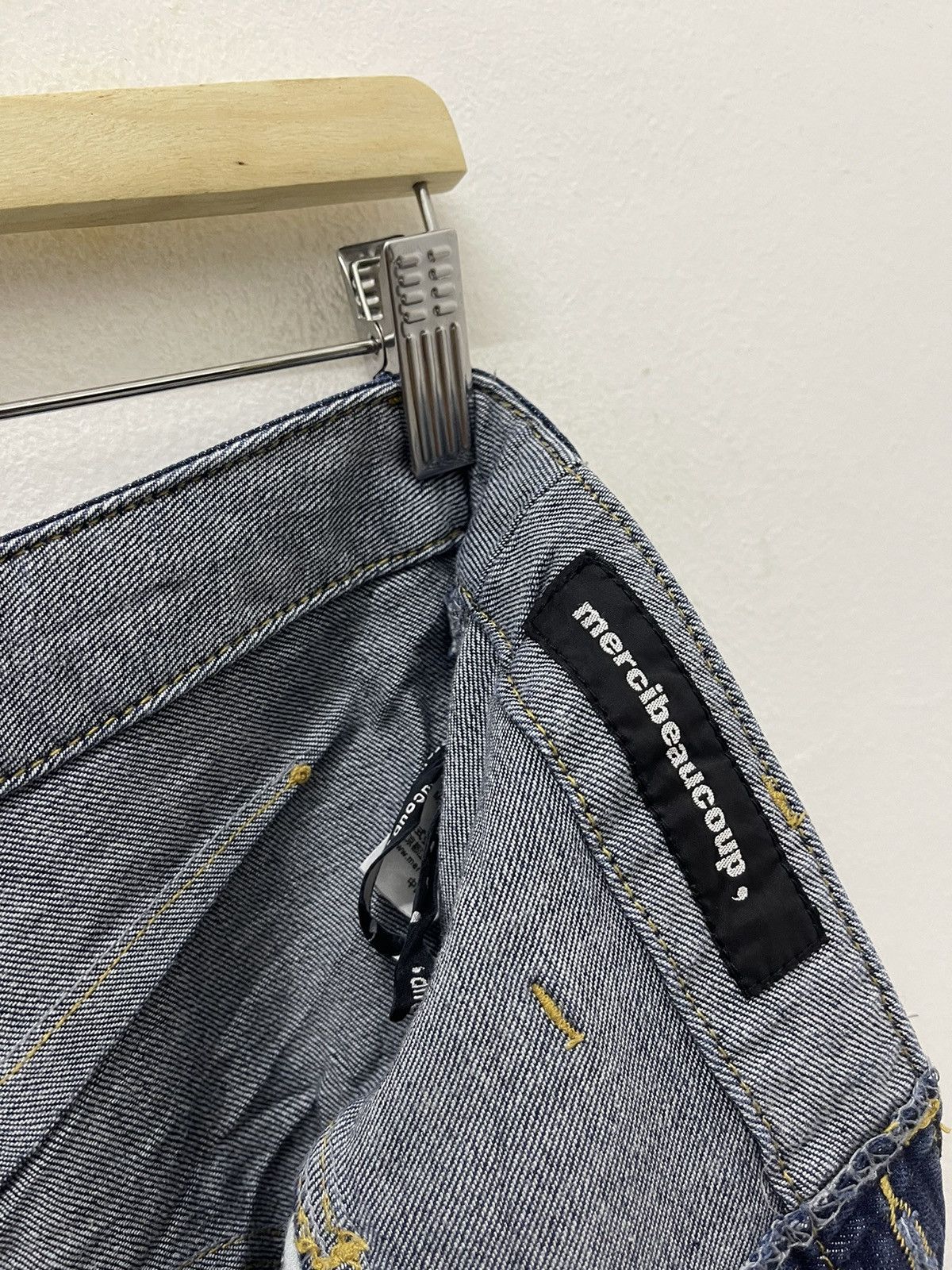 Issey Miyake Rare MERCIBEAUCOUP Issey Miyake High Waist Denim Size US 27 - 8 Thumbnail