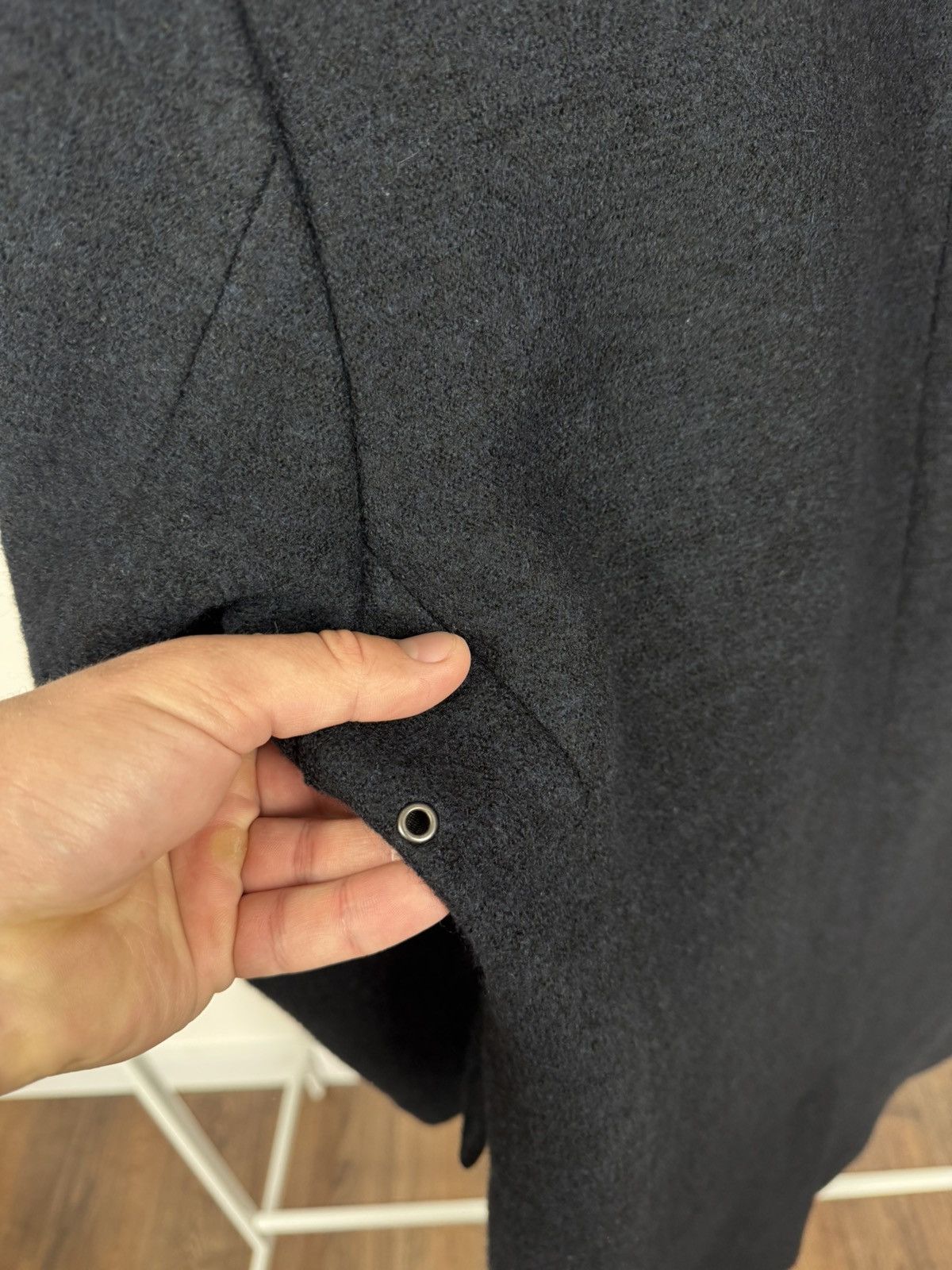 Other LangerChen Men’s Wool Blend Overcoat Minimalist Coat L Size US L / EU 52-54 / 3 - 16 Thumbnail