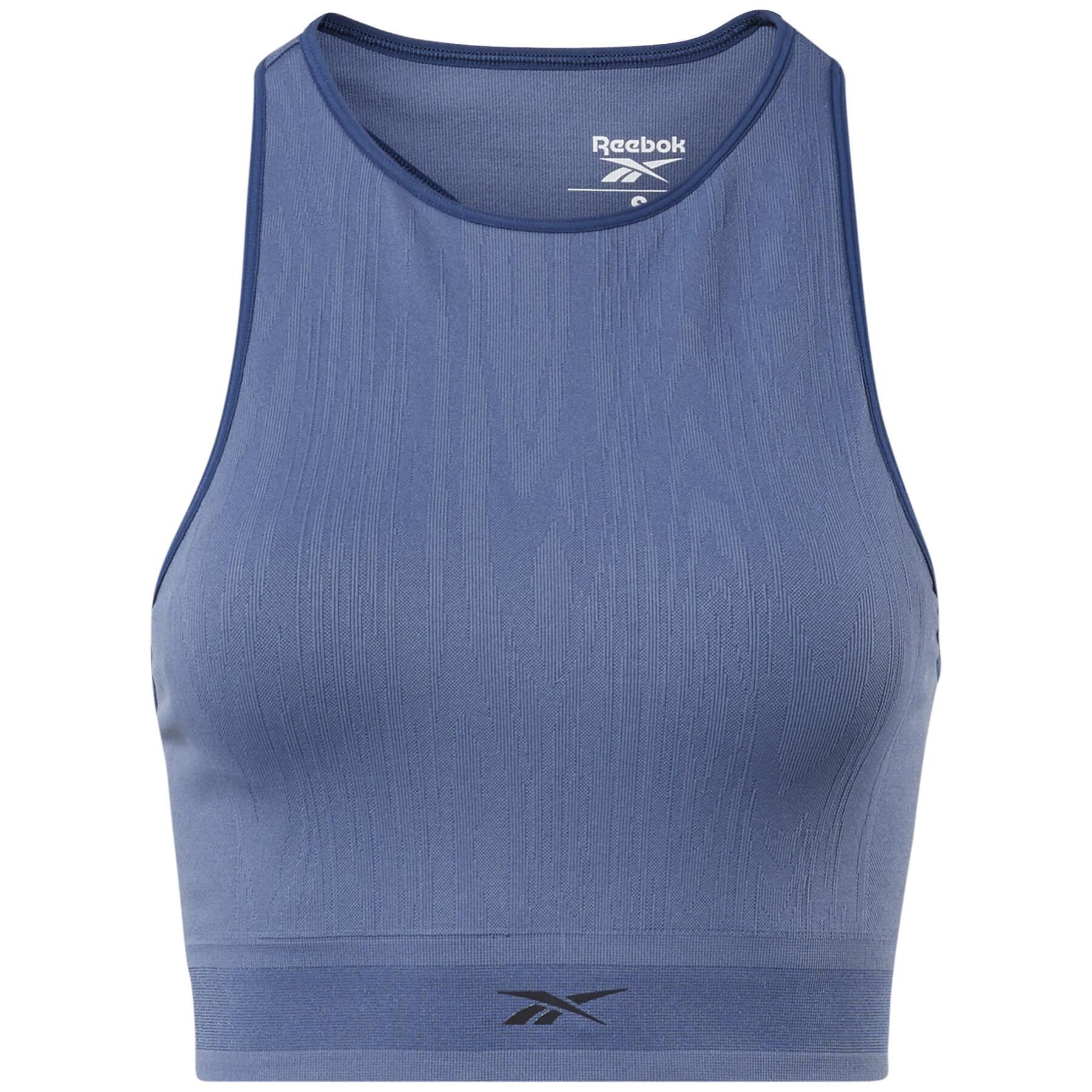 Reebok Reebok Women's United by Fitness Myoknit Seamless Top in Bat Size XS / US 0-2 / IT 36-38 - 1 Thumbnail