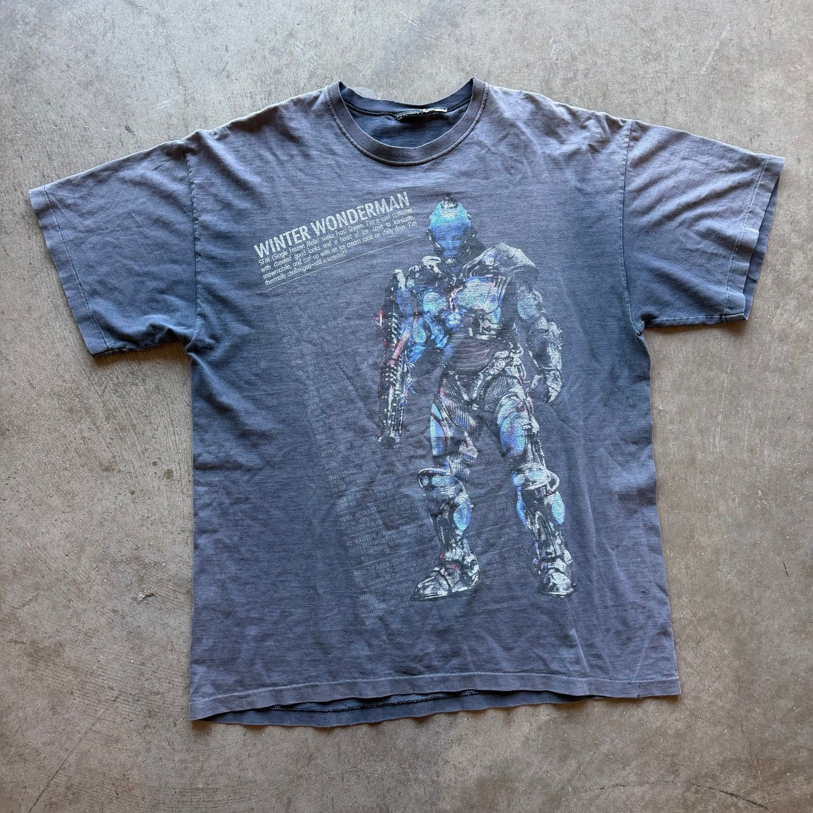 Vintage 1996 Batman Winter Wonderman Dr Freeze Tee Size US XL / EU 56 / 4 - 1 Thumbnail