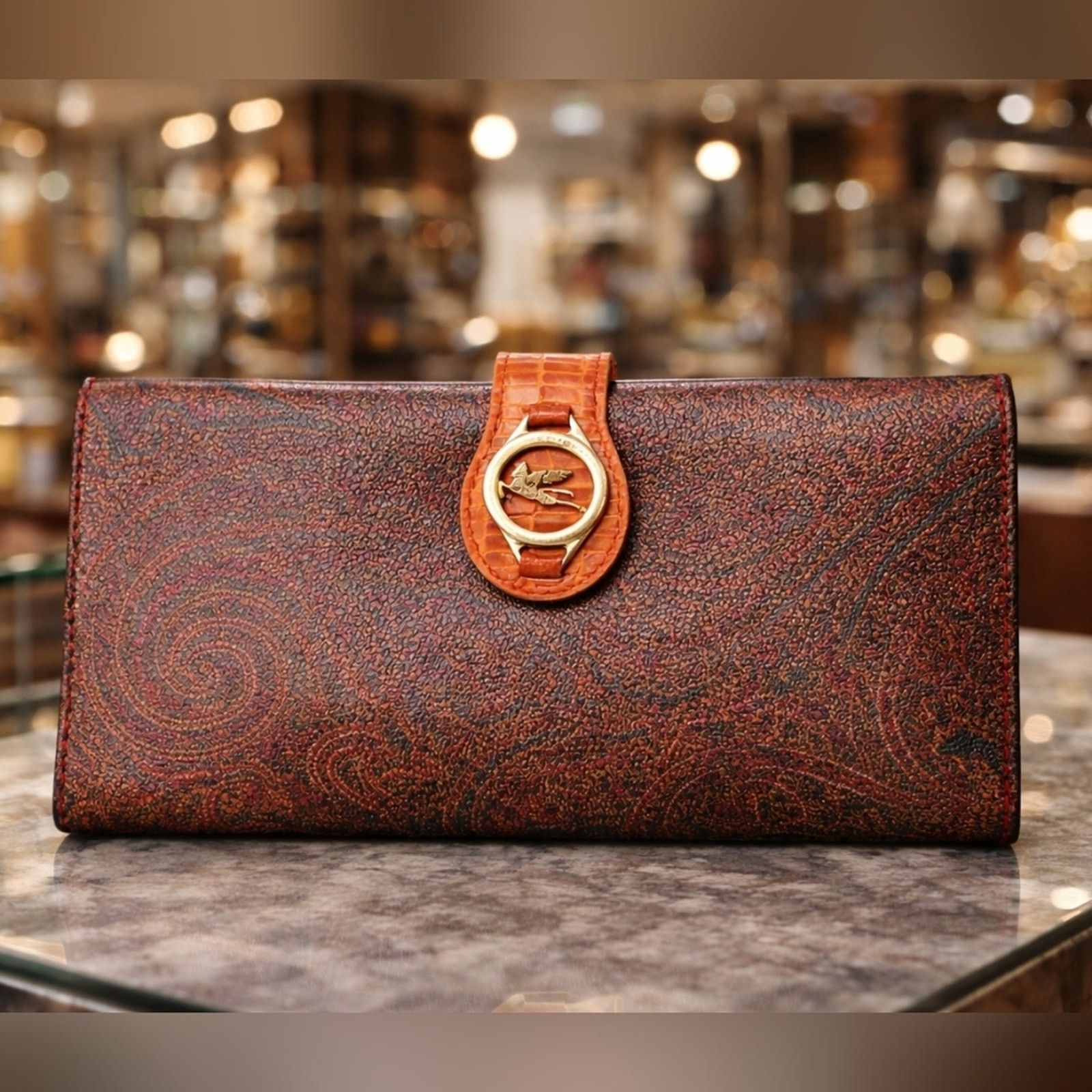 Etro ***SOLD SOLD****ETRO Milano Vintage Canvas & Leather | Size ONE SIZE - 1 Thumbnail