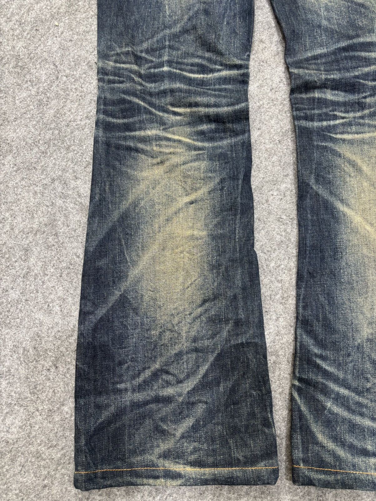 Seditionaries 💥Flare💥Lolita Mud Stone Wash Style Flare Spiky Denim F648 Size US 32 / EU 48 - 19 Thumbnail