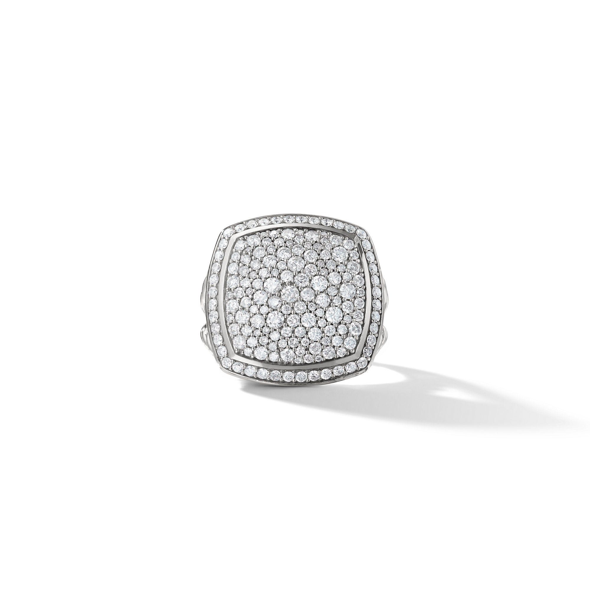 David Yurman o1w1db10525 R12374D Ring in Sterling Silver with Diamond Size ONE SIZE - 2 Thumbnail
