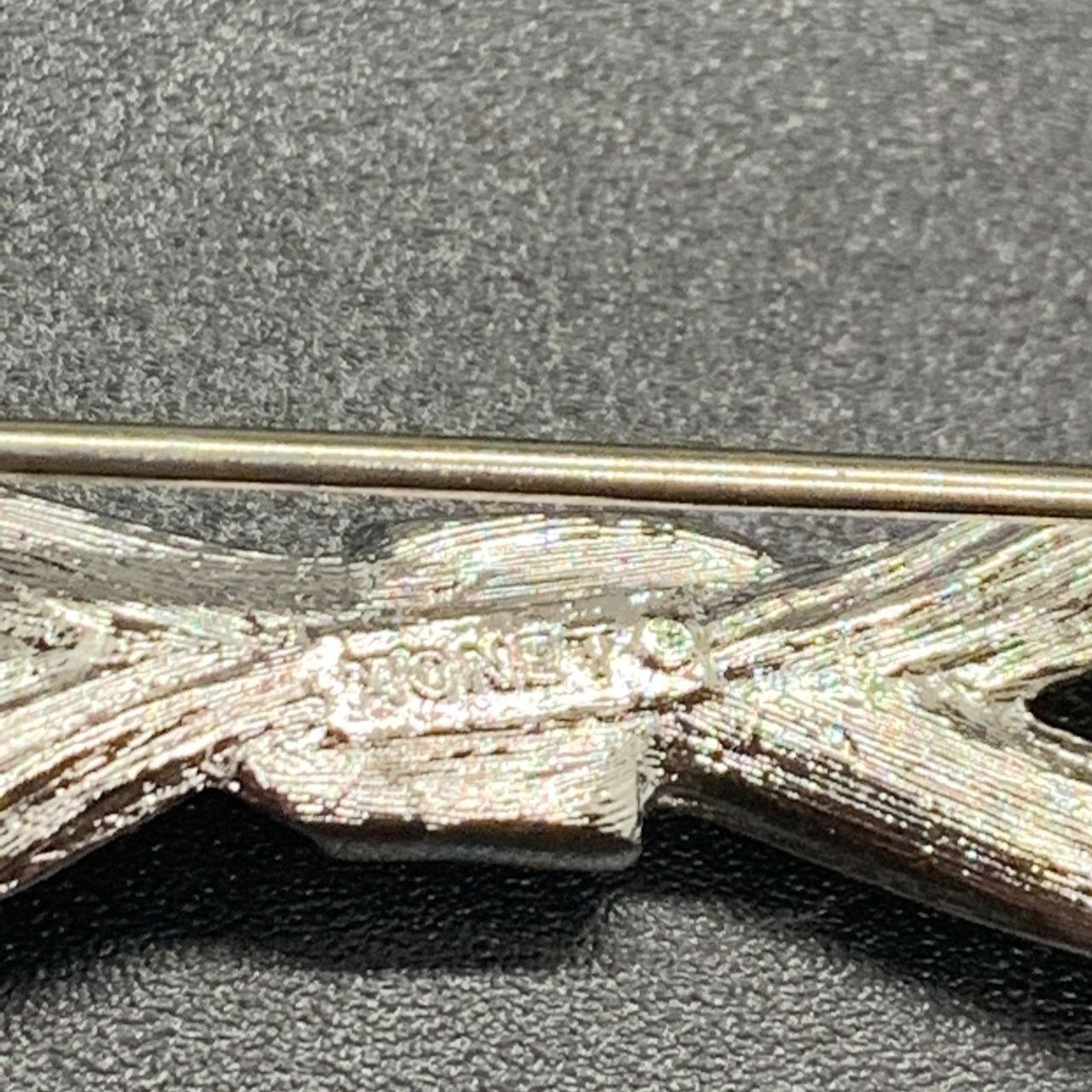 Monet Monet Silver Tone Infinity Bow Brooch Cable Rope Nautical Size ONE SIZE - 4 Thumbnail