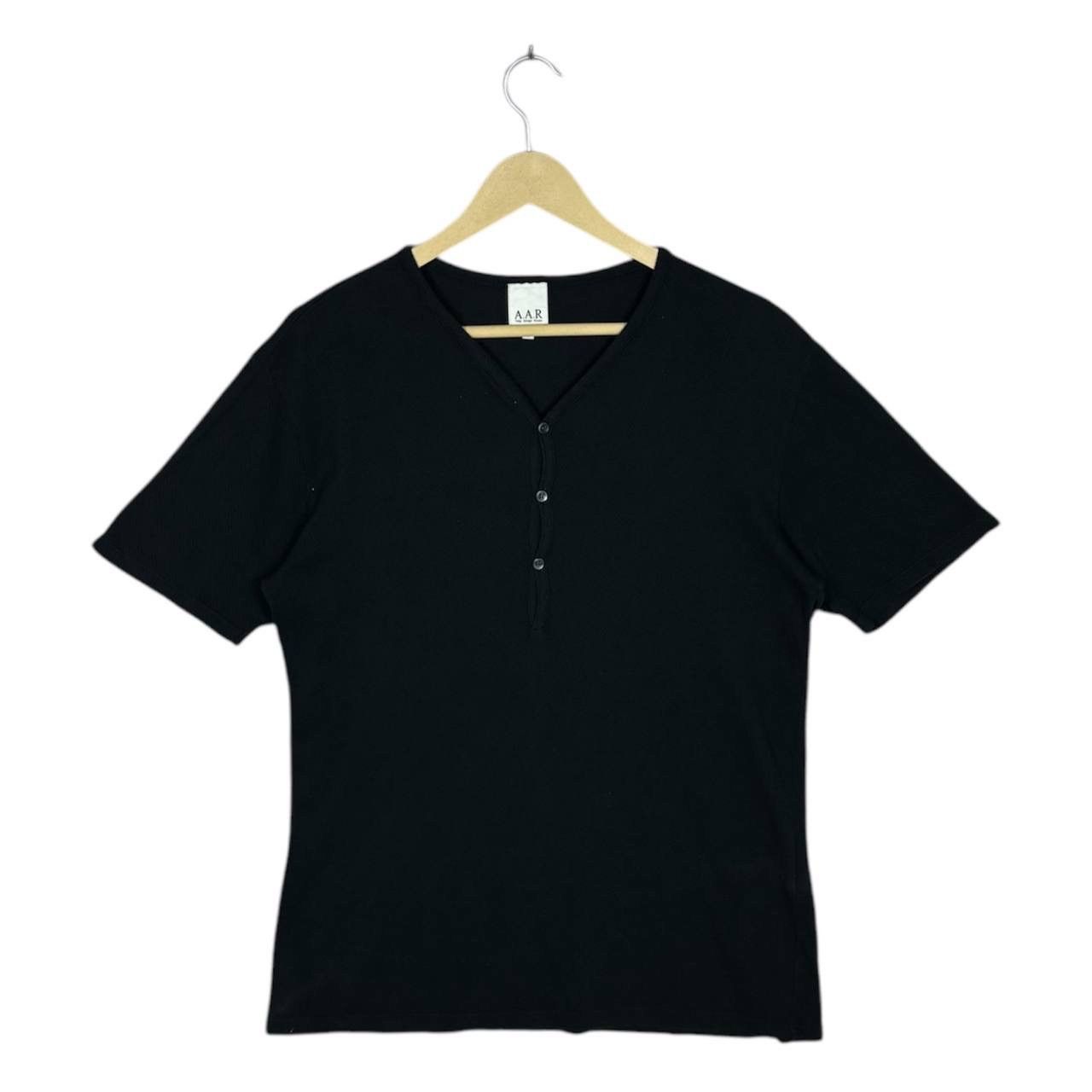 Yohji Yamamoto Yohji Yamamoto Black Tee Shirt Size US L / EU 52-54 / 3 - 1 Thumbnail