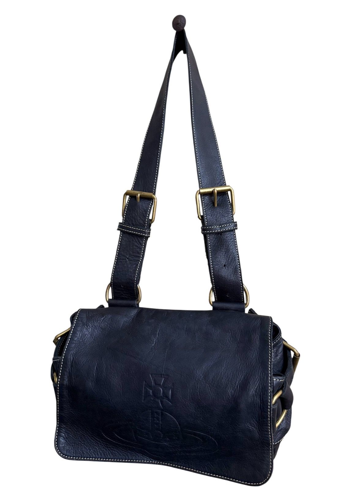 Vivienne Westwood Vivienne Westwood Crossbody Bag Leather Black Size ONE SIZE - 5 Thumbnail
