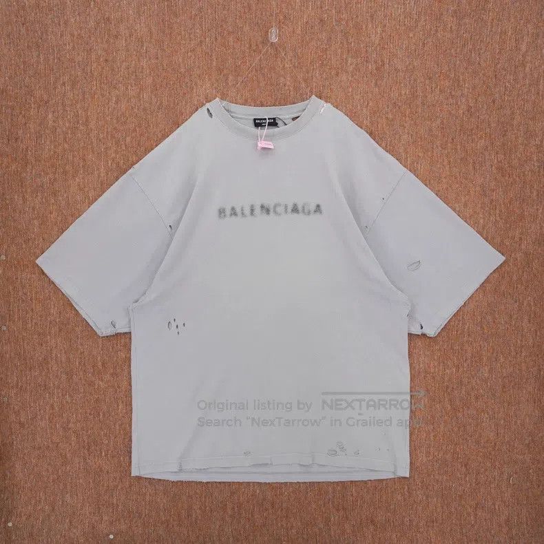 Balenciaga Balenciaga Blur Mosaic Short Sleeve Size US M / EU 48-50 / 2 - 1 Thumbnail