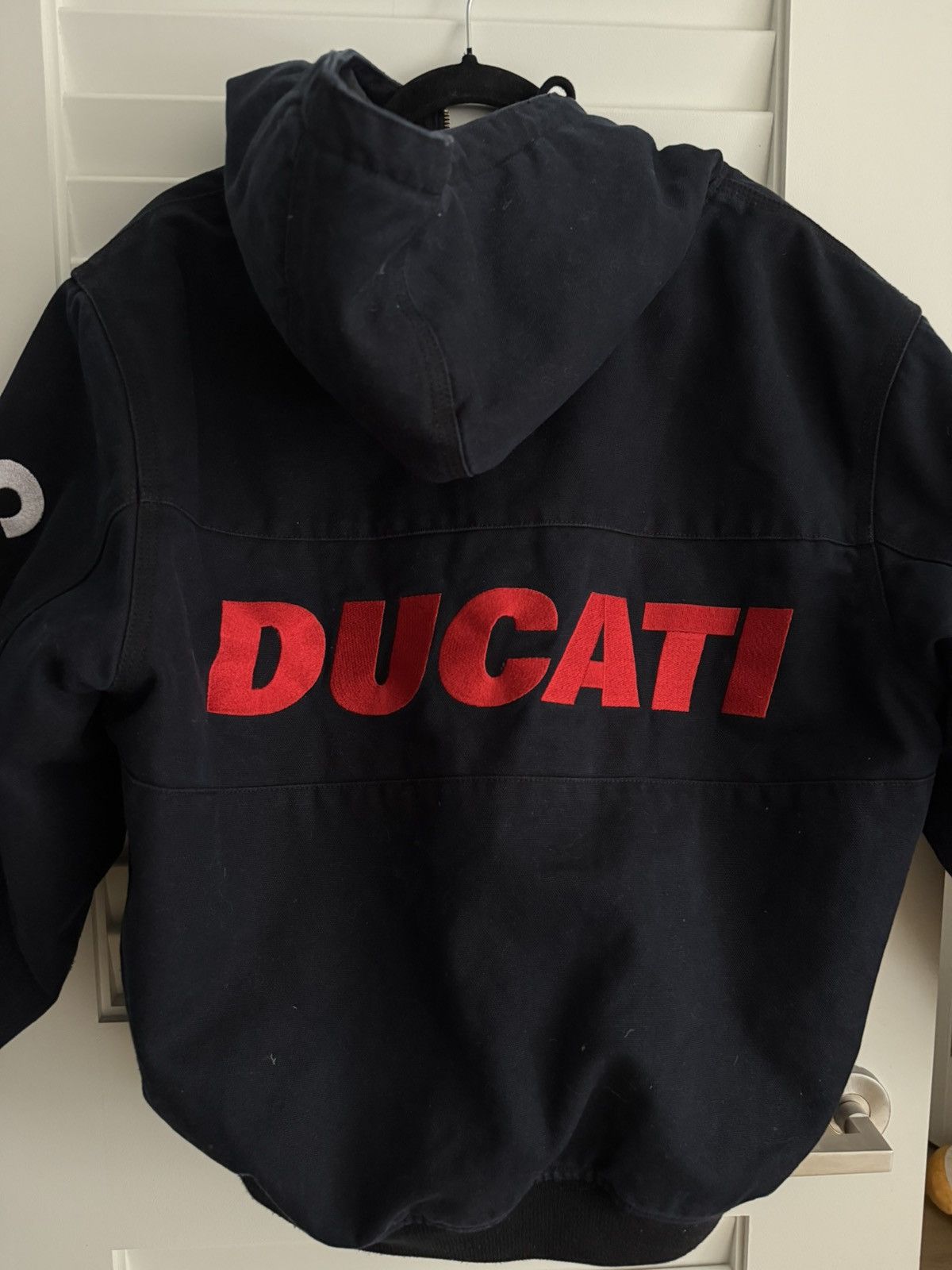 Ducati × Supreme Supreme Ducati Racer hooded work jacket bike Size US M / EU 48-50 / 2 - 4 Thumbnail