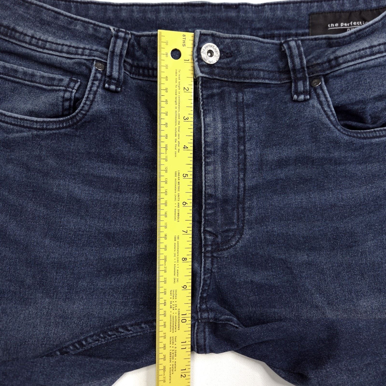 Other The Perfect Jean NYC Jeans Mens Size 34x33 Blue Skinny Fit Size US 34 / EU 50 - 4 Thumbnail