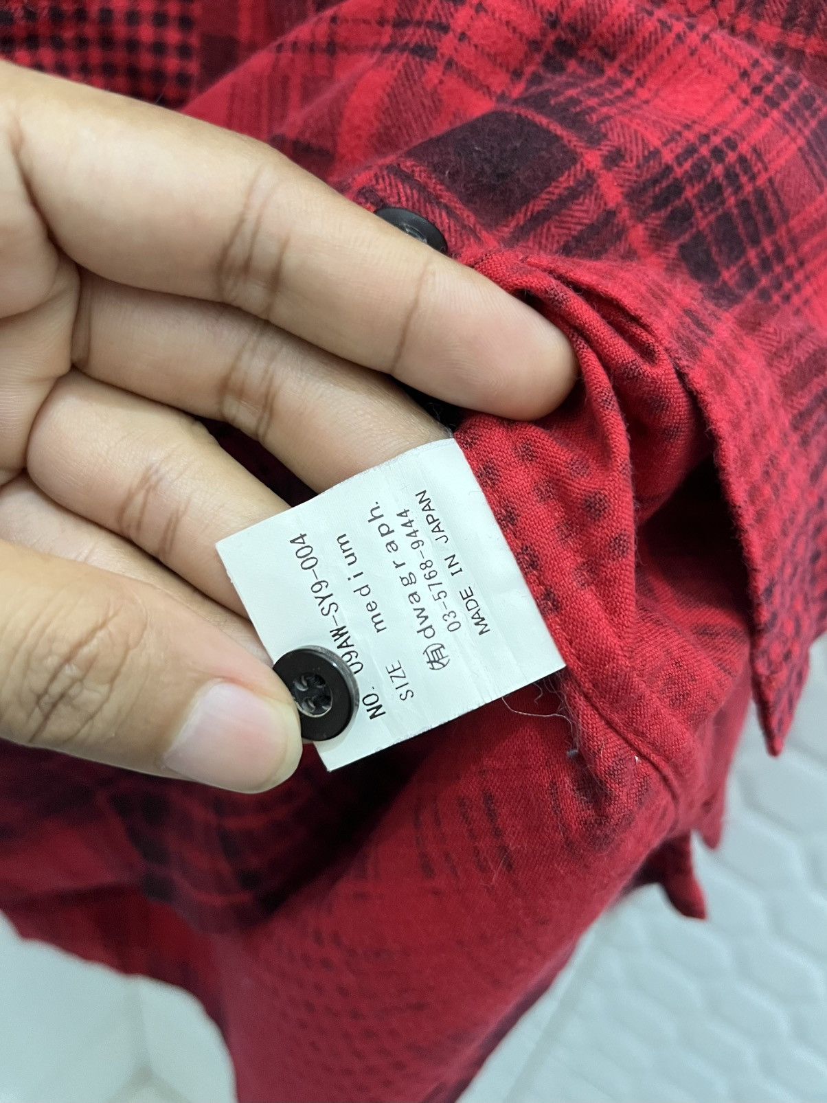 Sasquatchfabrix Sasquatchfabrix Wonder Worker Patchwork Flannel Shirt Size US M / EU 48-50 / 2 - 7 Thumbnail