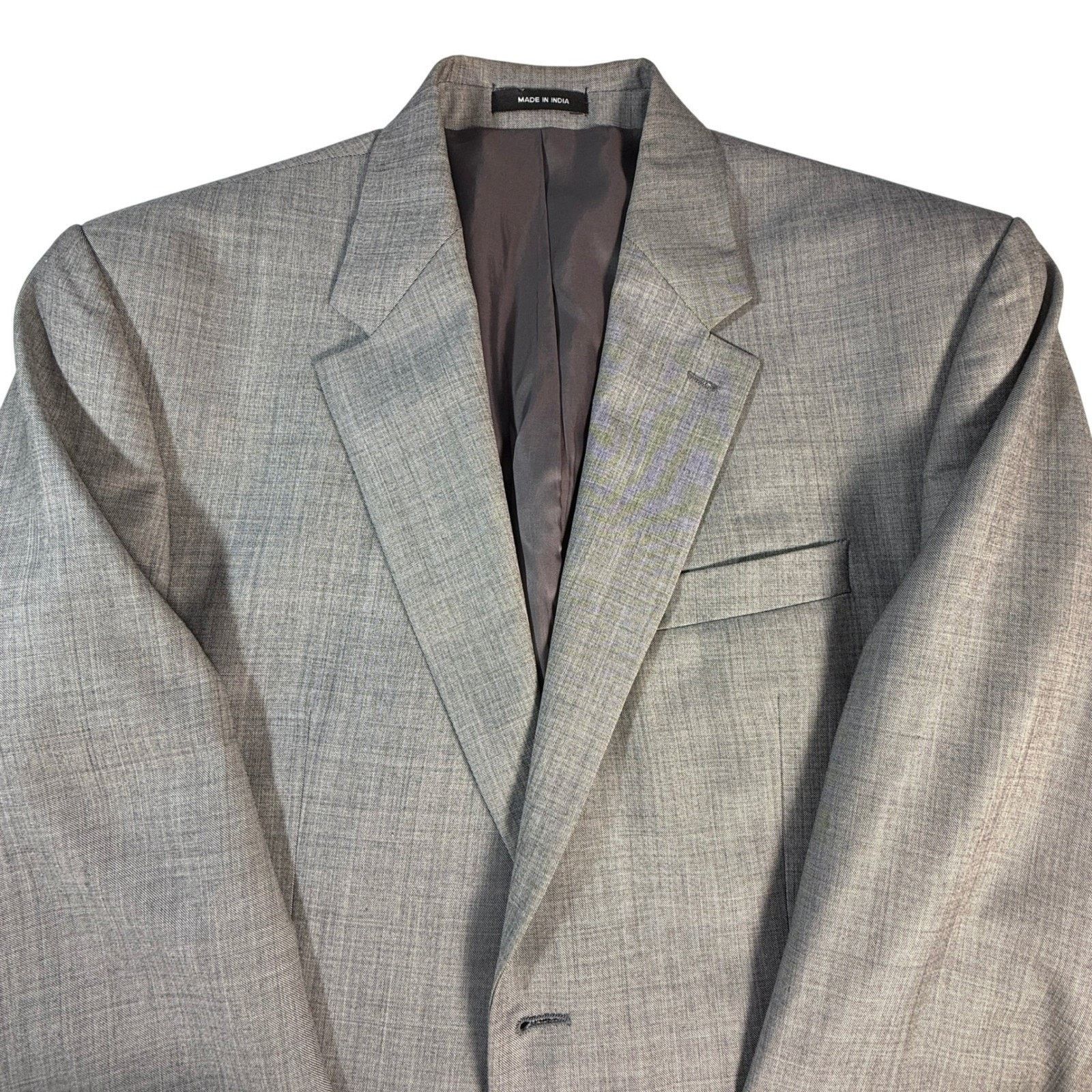 Lauren Ralph Lauren Lauren Ralph Lauren Men's Wool Grey Blazer Jacket Size 42R Size 42R - 4 Thumbnail