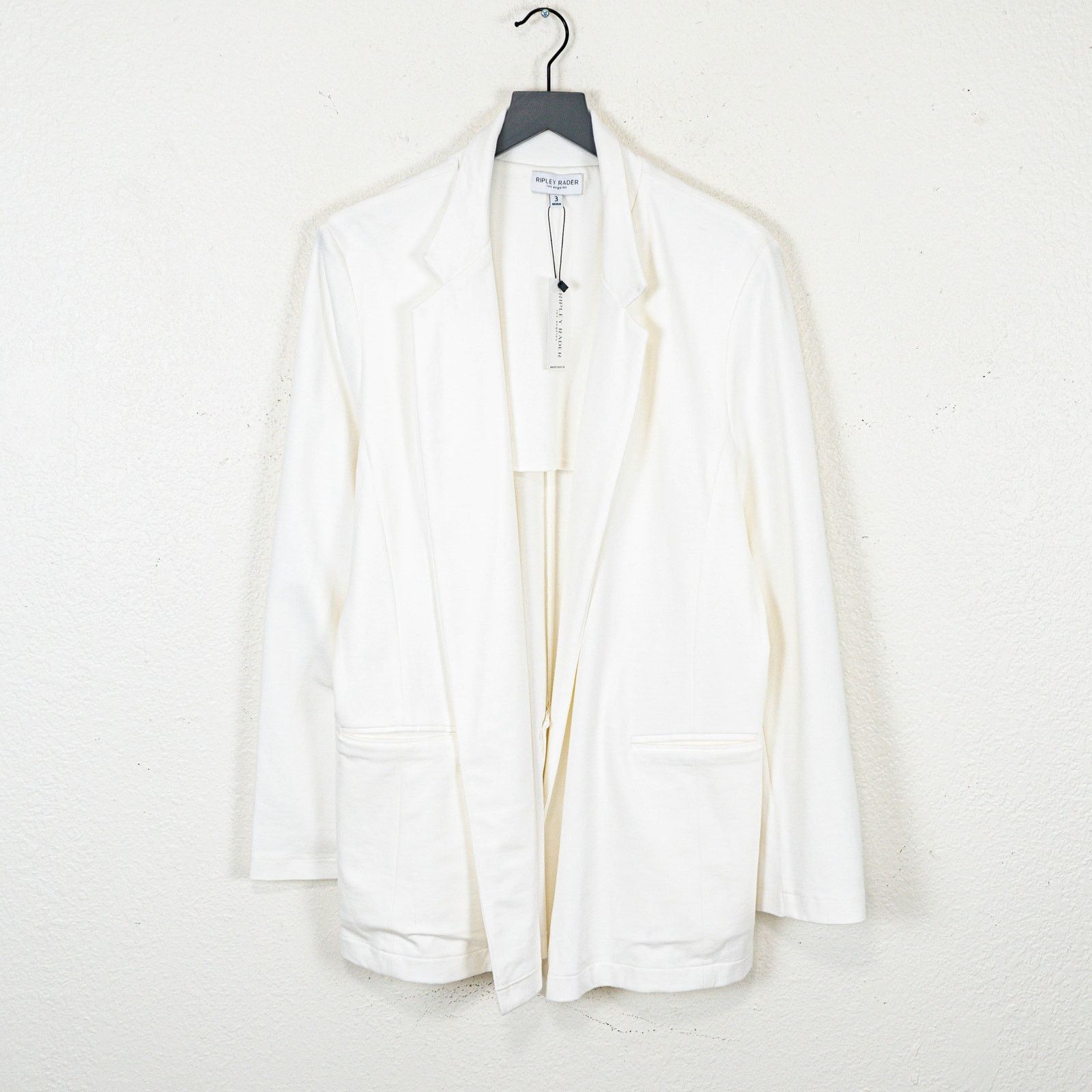 Other RIPLEY RADER Off-white Ponte knit Oversized Blazer 3(M) Size M / US 6-8 / IT 42-44 - 9 Thumbnail