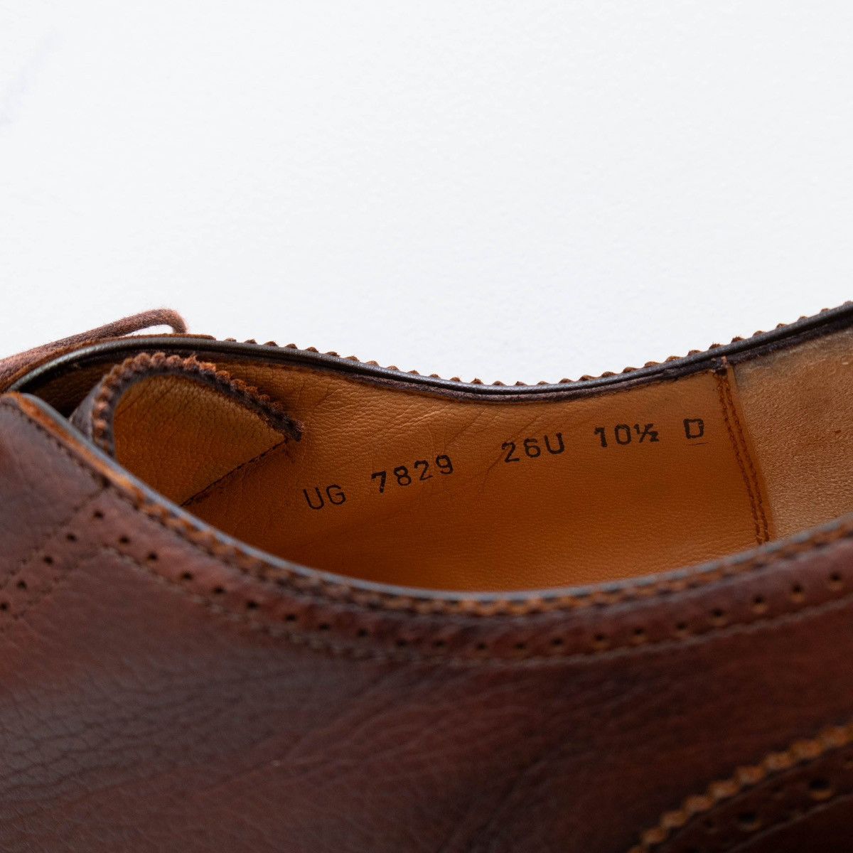 Salvatore Ferragamo Salvatore Ferragamo Brown Leather Oxford CapToe Brogue 10.5D Size US 10.5 / EU 43-44 - 10 Thumbnail