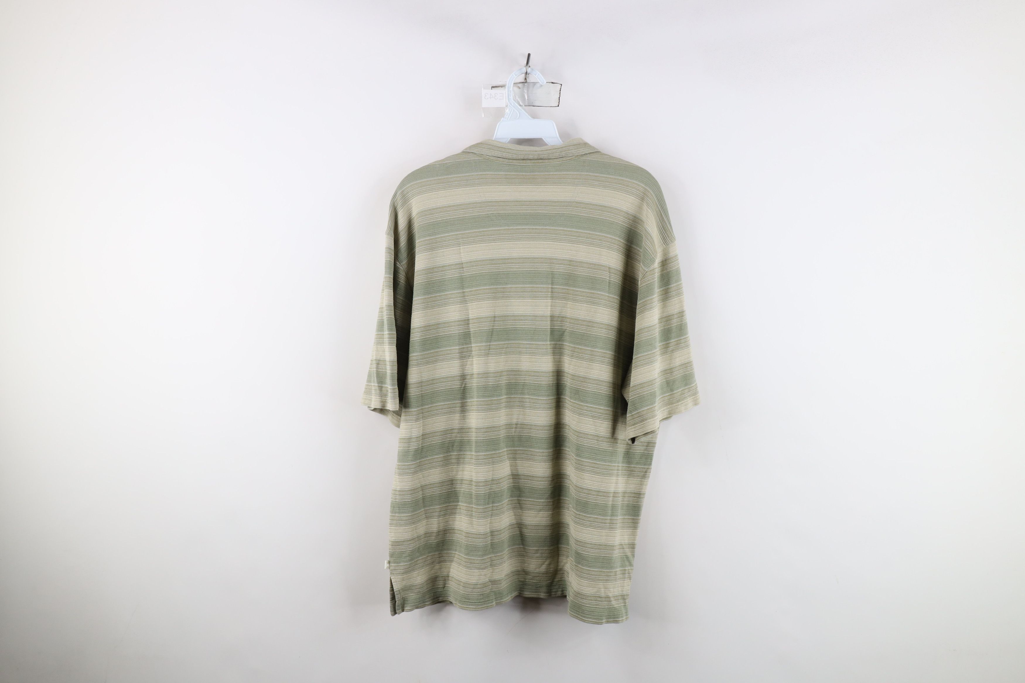 Tommy Bahama Vintage Tommy Bahama Striped Looped Collar Knit Polo Shirt Size US L / EU 52-54 / 3 - 11 Thumbnail