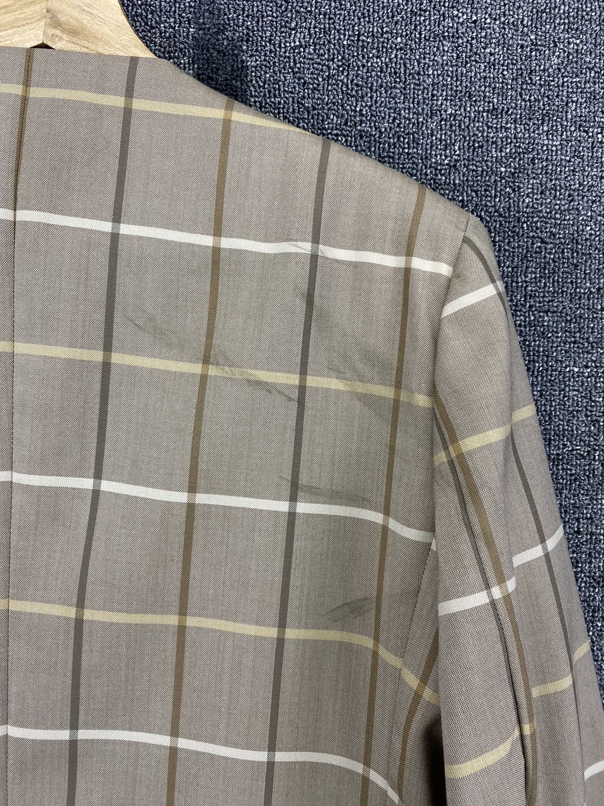 Burberry Vintage Burberry Shadows Plaid Checkered Coat Jacket Size M / US 6-8 / IT 42-44 - 14 Thumbnail