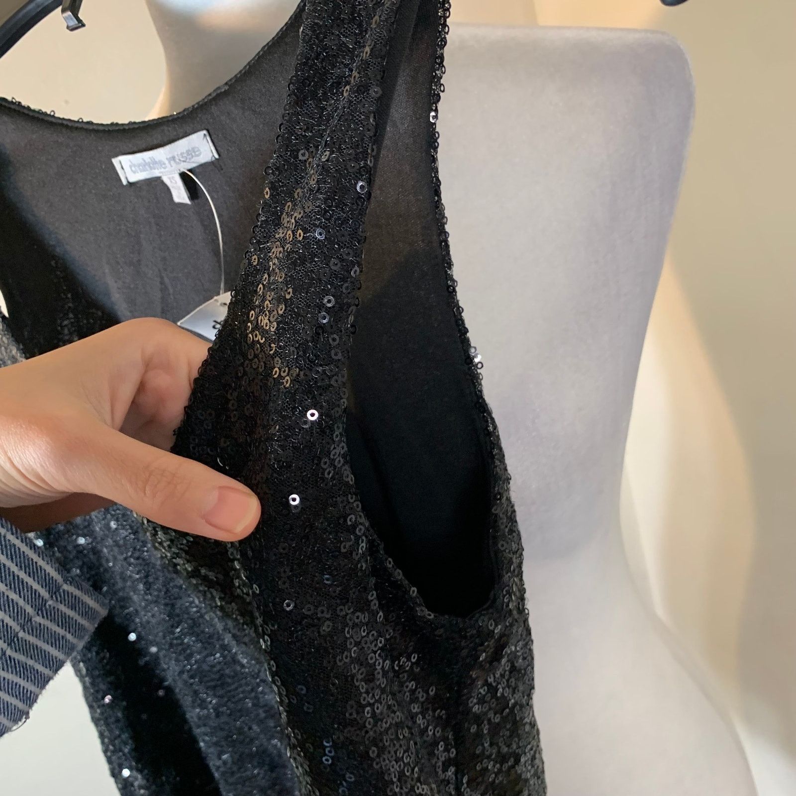 Other Women’s Sequin Black top size S Size S / US 4 / IT 40 - 5 Thumbnail