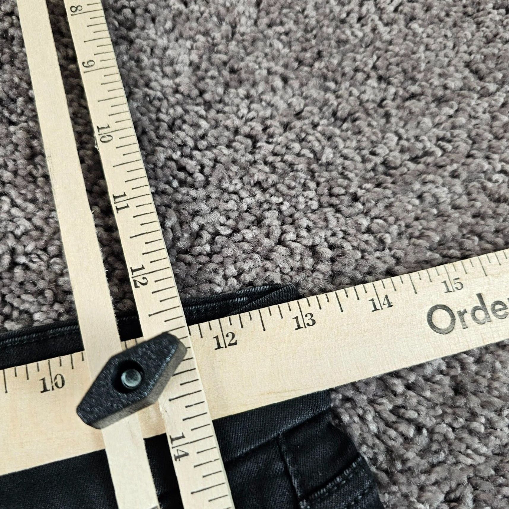 7 For All Mankind 7 For All Mankind Jeans Women Skinny Stretch Black Waxed Denim 26x26 Regular Size 26" / US 2 / IT 38 - 5 Thumbnail