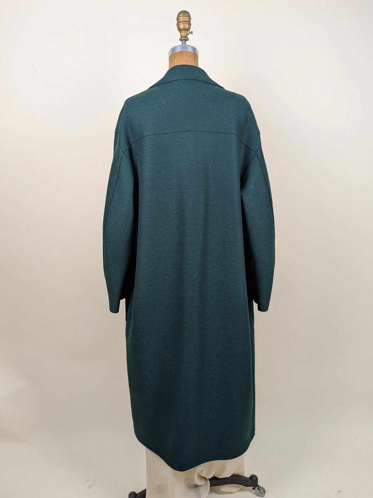 Harris Wharf London oversized green pressed wool coat Size S / US 4 / IT 40 - 4 Thumbnail