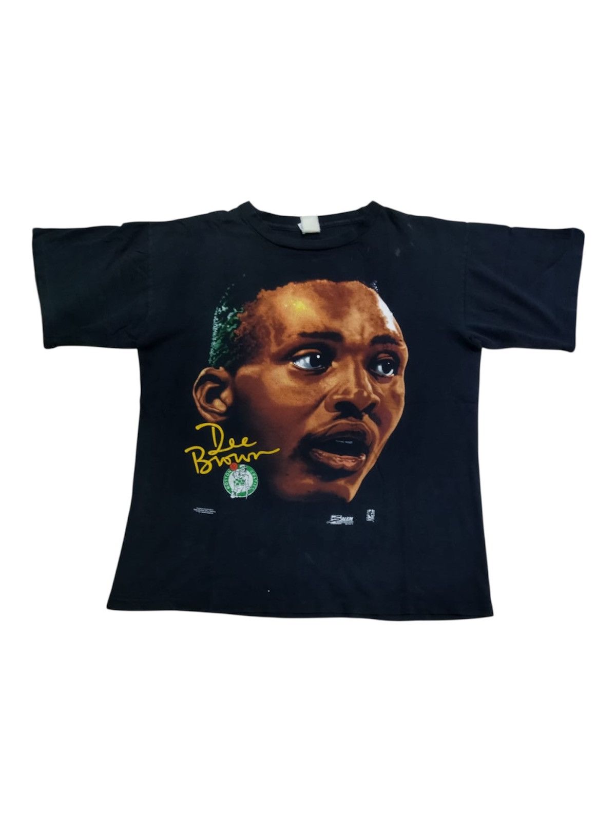 NBA 1991 Dee Brown Boston Celtics Big Face Single Stitch Tee Size US L / EU 52-54 / 3 - 1 Thumbnail