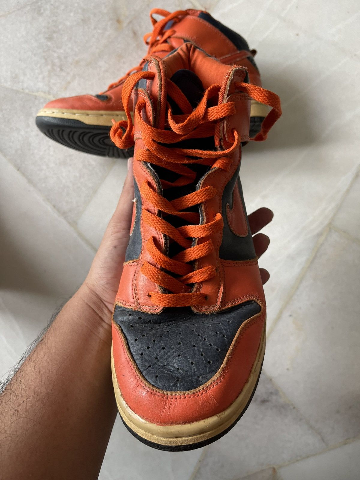 Nike 2002 Nike Dunk Obsidian Collage Orange Size US 9.5 / EU 42-43 - 9 Thumbnail