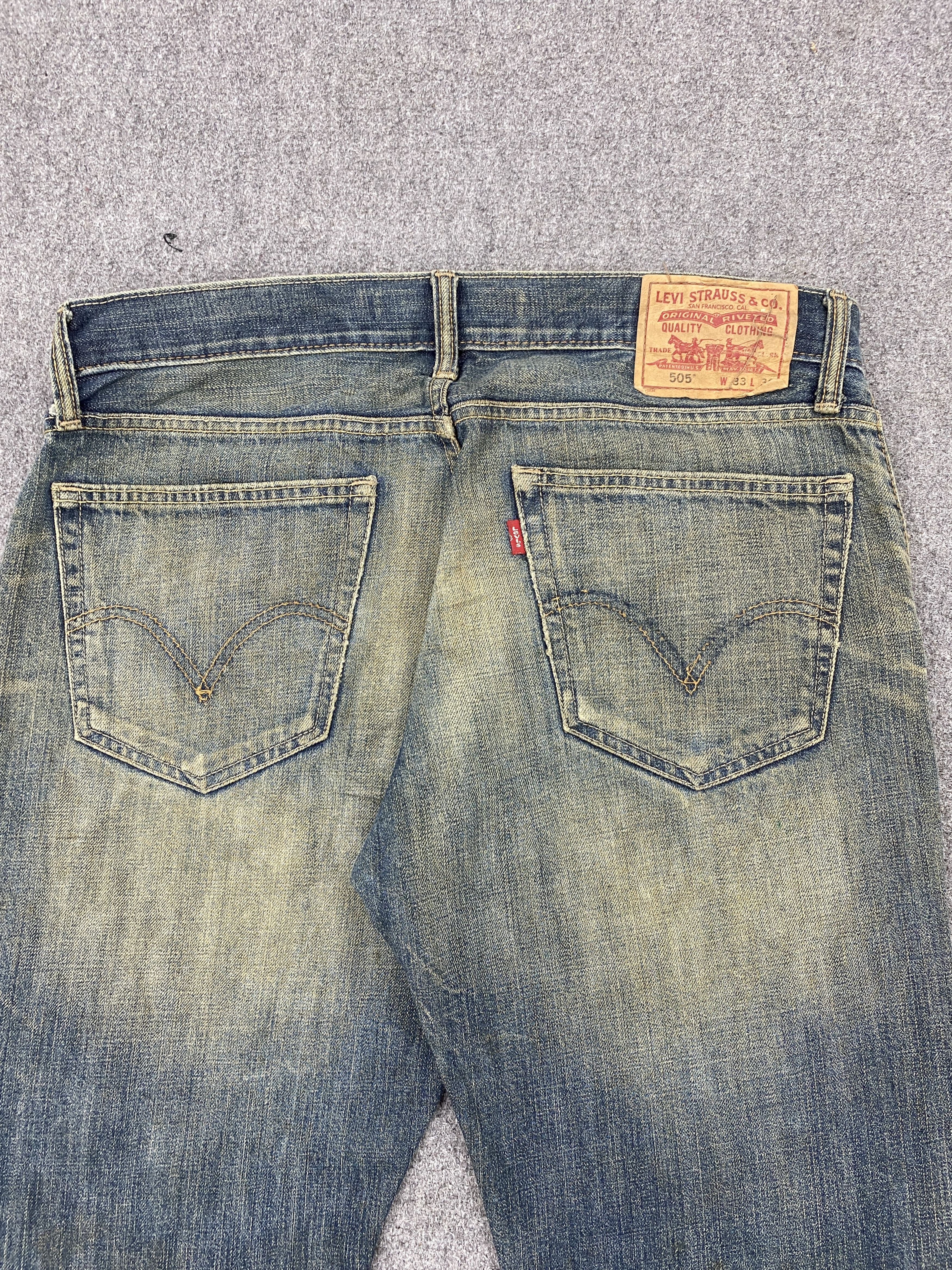 Levi's Vintage Levis 505 Rusty Jeans DP2335 Size US 34 / EU 50 - 4 Thumbnail