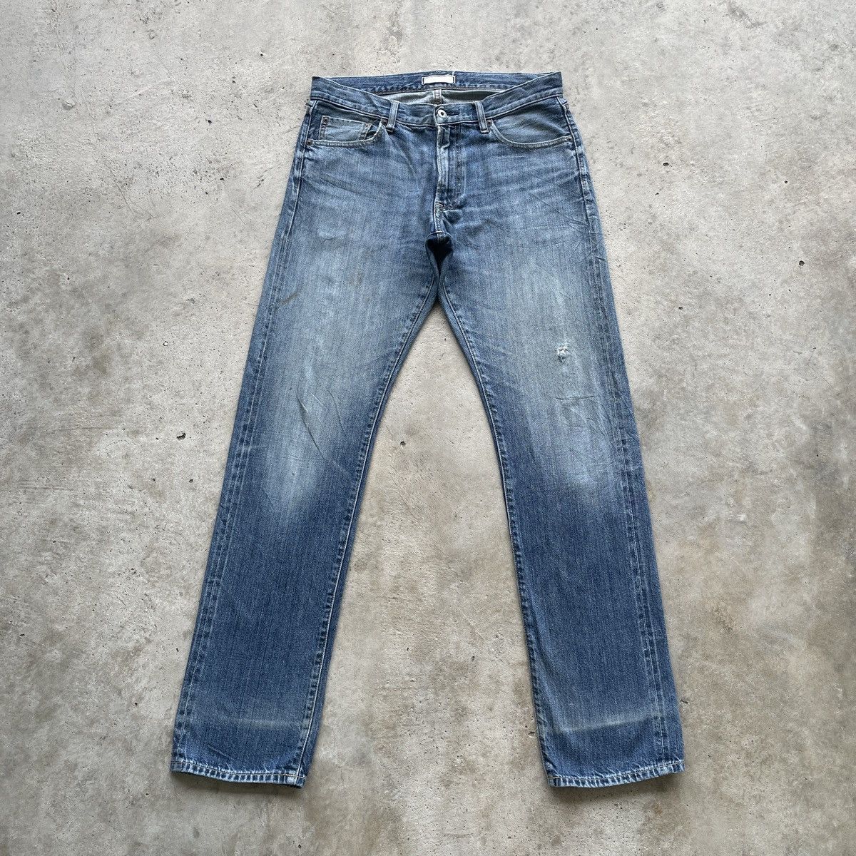 Japanese Brand Vintage Japanese Brand Faded Jeans Pants Faded W33x34 Size US 33 - 1 Thumbnail