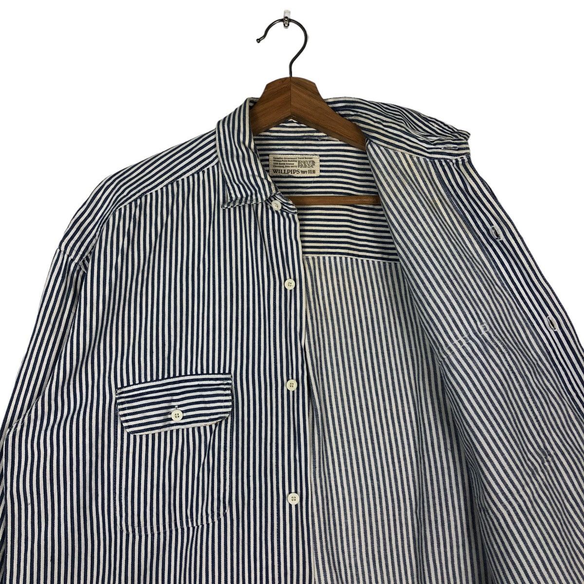 Japanese Brand Vtg Hickory Chore Work Jacket Willpips Canadian IsseyMiyake Size US M / EU 48-50 / 2 - 12 Thumbnail