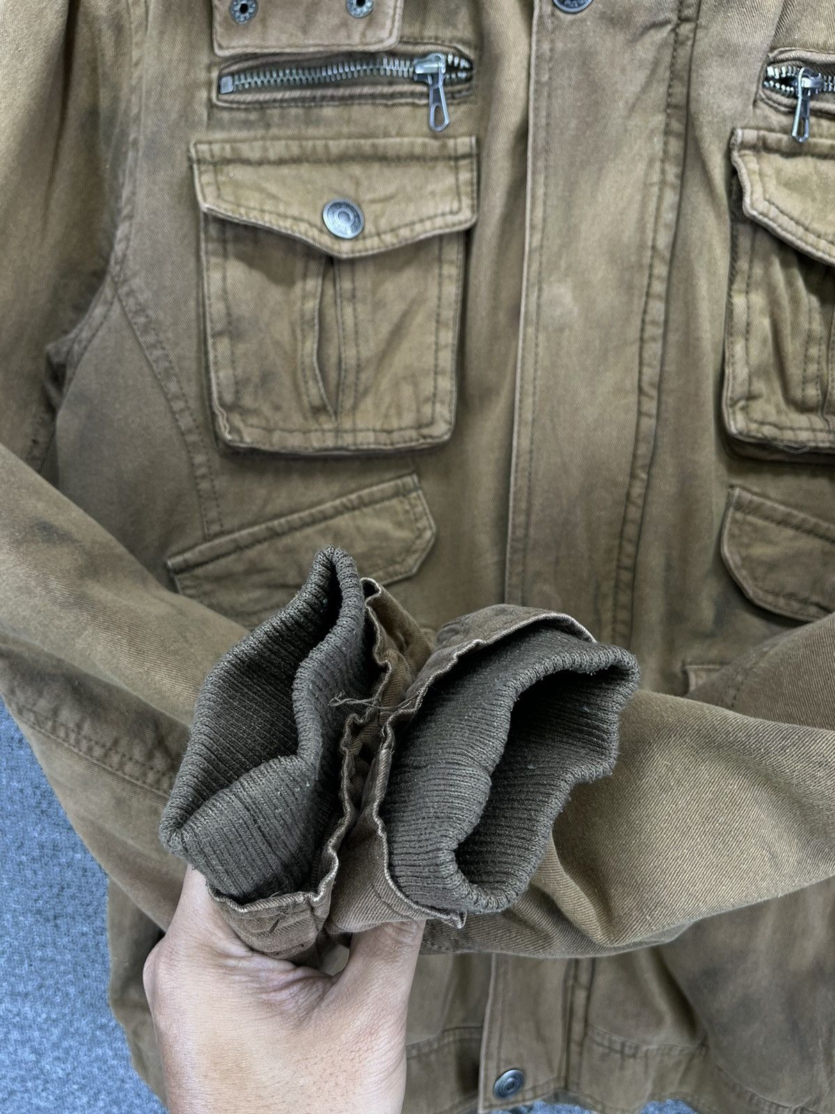 In The Attic Vintage In The Attic Punk Style Fur Hoodie Zip Up Jacket Size L / US 10 / IT 46 - 9 Thumbnail
