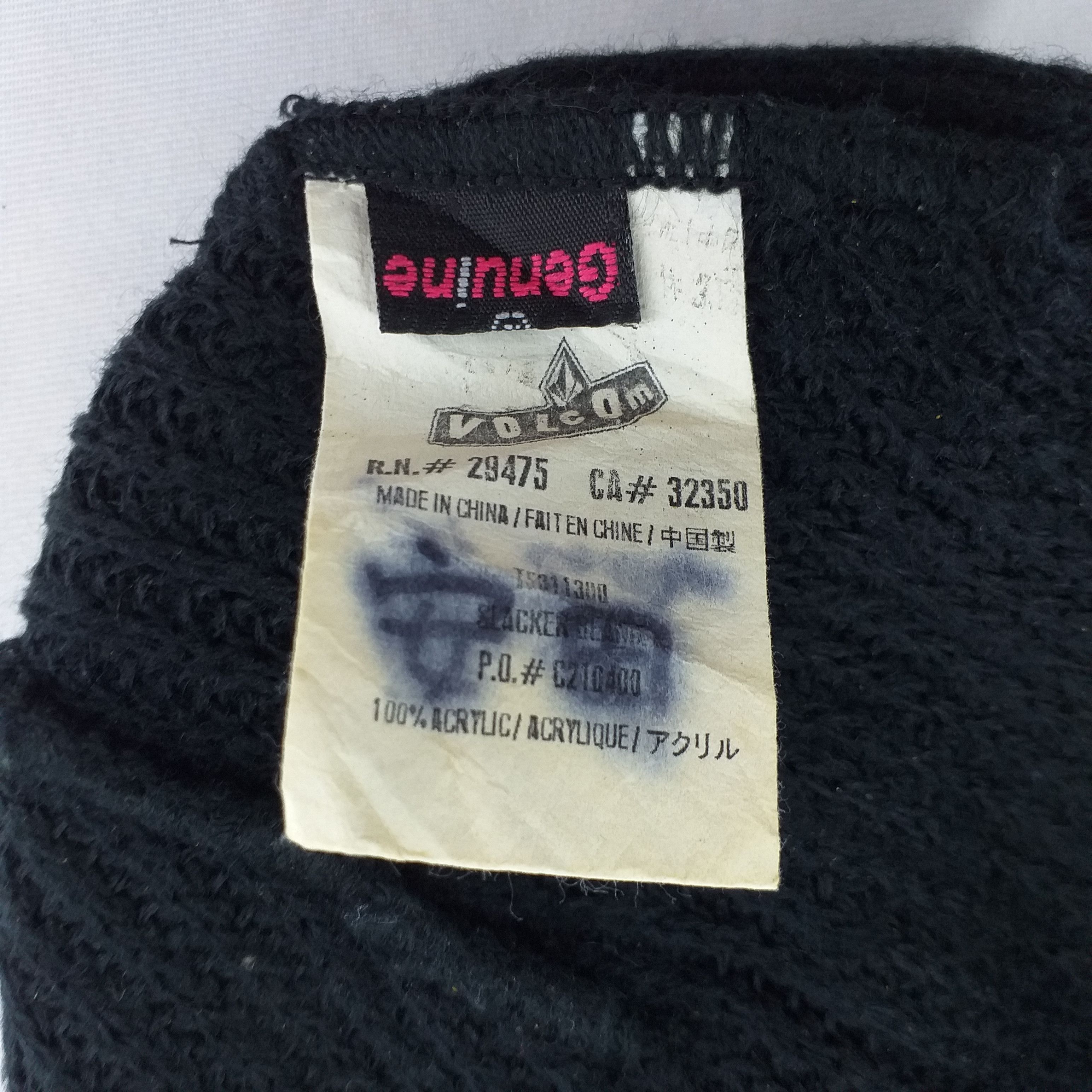 Volcom Mini Logo Volcom Embroidery Snow Cap Hat Beanie -BN197 Size ONE SIZE - 4 Thumbnail